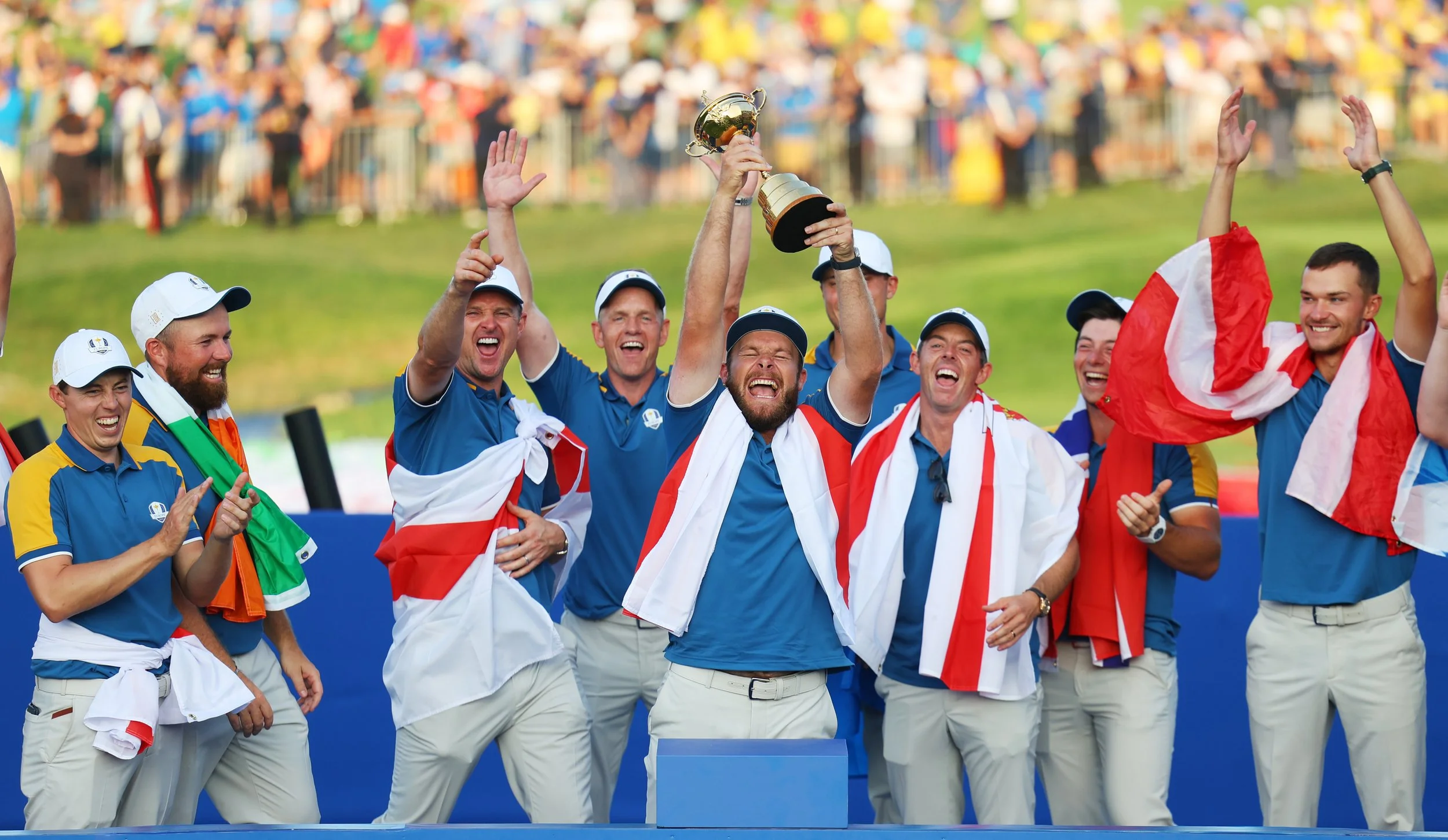 Tyrrell Hatton and Team Europe win back the Ryder Cup in Rome.