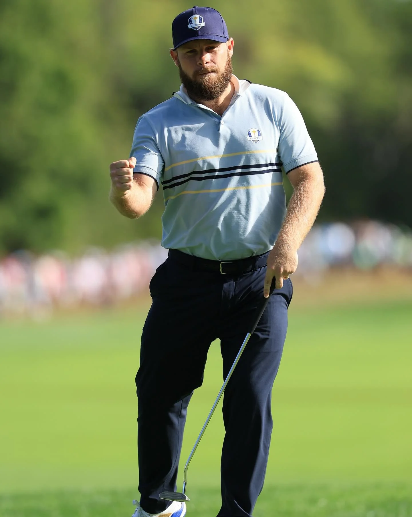 A morning point for @rydercupeurope. 🇪🇺✨