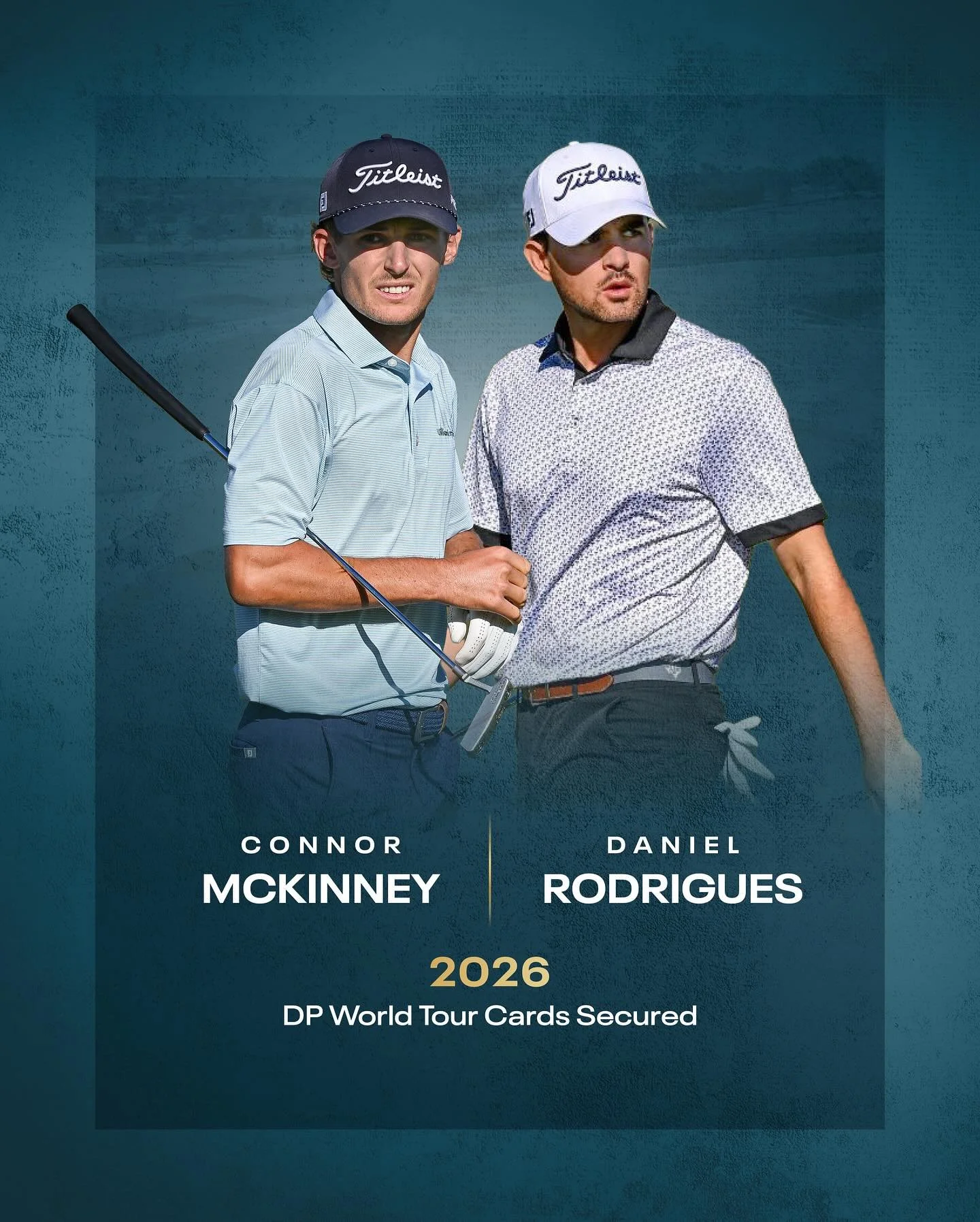 Tour cards secured. 🔒 
Congratulations to @modestgolfofficial clients Connor McKinney &amp; Daniel Rodrigues on securing 2026 @dpworldtour cards.