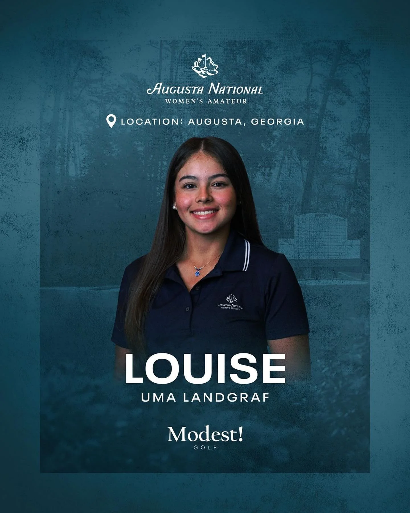 Big week ahead in Augusta. @louise.u.landgraf 🌸