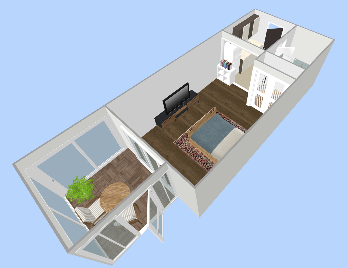 Springfield Assisted Living Studio Apartment Floor Plan 2