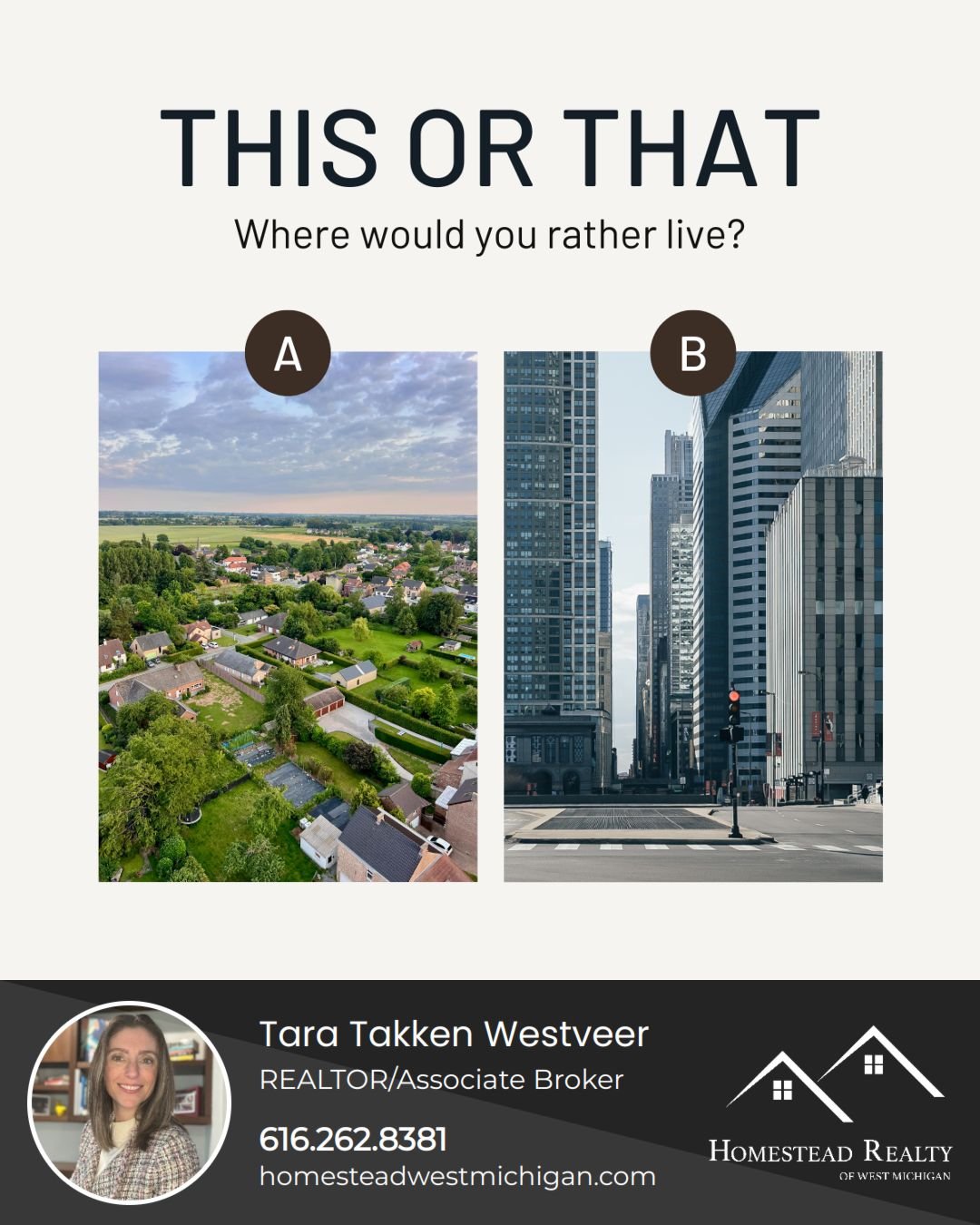 Do you love the buzz of city life, with restaurants, shops, and entertainment just steps away? Or do you crave the peace and space of rural living, where mornings start slow and the views never get old?

🏙️ 🌳 Share your pick in the comments!

#ho