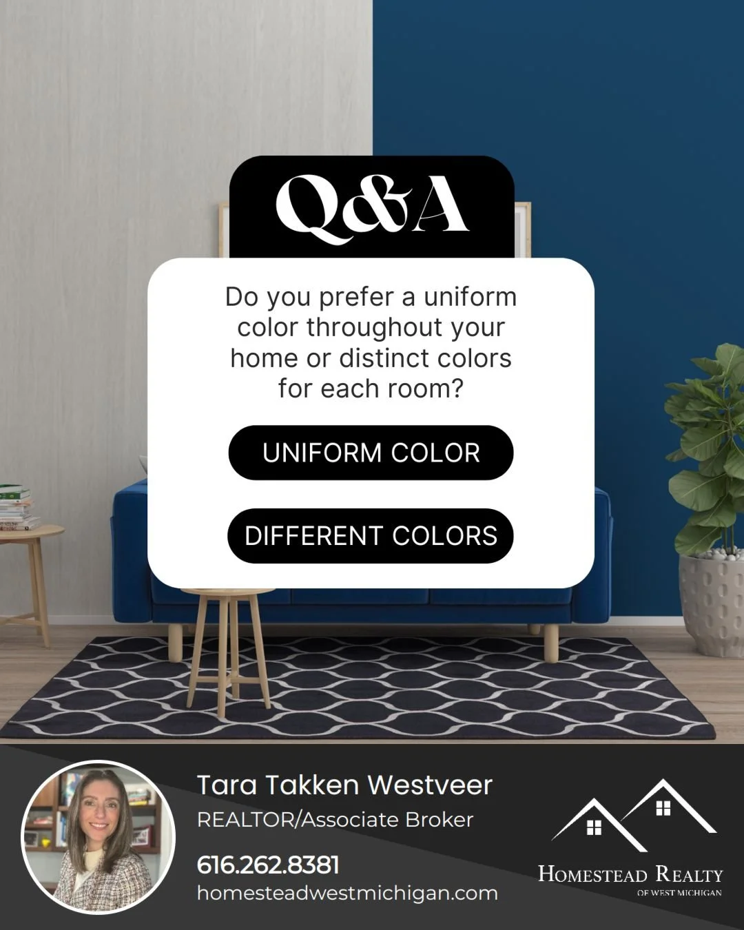 Choosing the ideal color palette for your home can be a tough decision!

As you consider painting each room, do you lean towards using a uniform color or shade throughout, or do you prefer to assign distinct colors for each space?

Share your tho