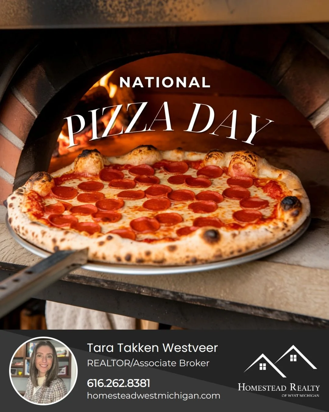 Happy National Pizza Day! 🍕 Whether you&rsquo;re team thin crust, deep dish, or extra cheesy, pizza reminds us that everyone&rsquo;s taste is different! 

What&rsquo;s your go-to pizza order? Let us know in the comments!

#homesteadrealtyofwestmi 