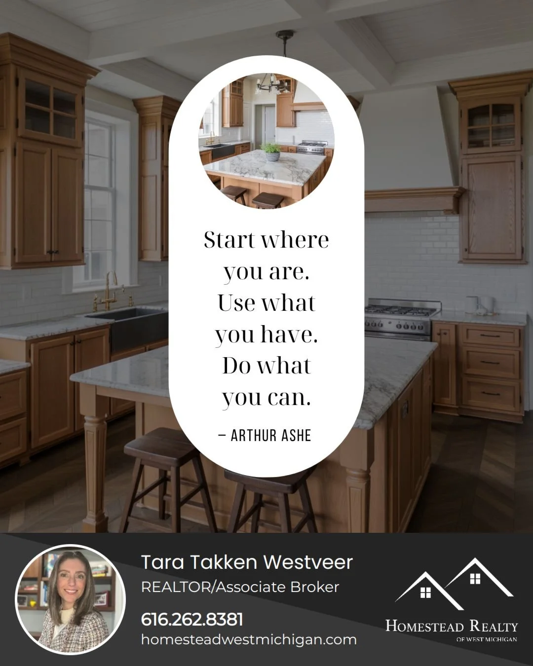 Whether you&rsquo;re dreaming of buying a home, thinking about selling, or just trying to figure out what&rsquo;s next&mdash;this quote is your reminder that you don&rsquo;t need to have it all figured out to take the first step. 🏡

Small moves le