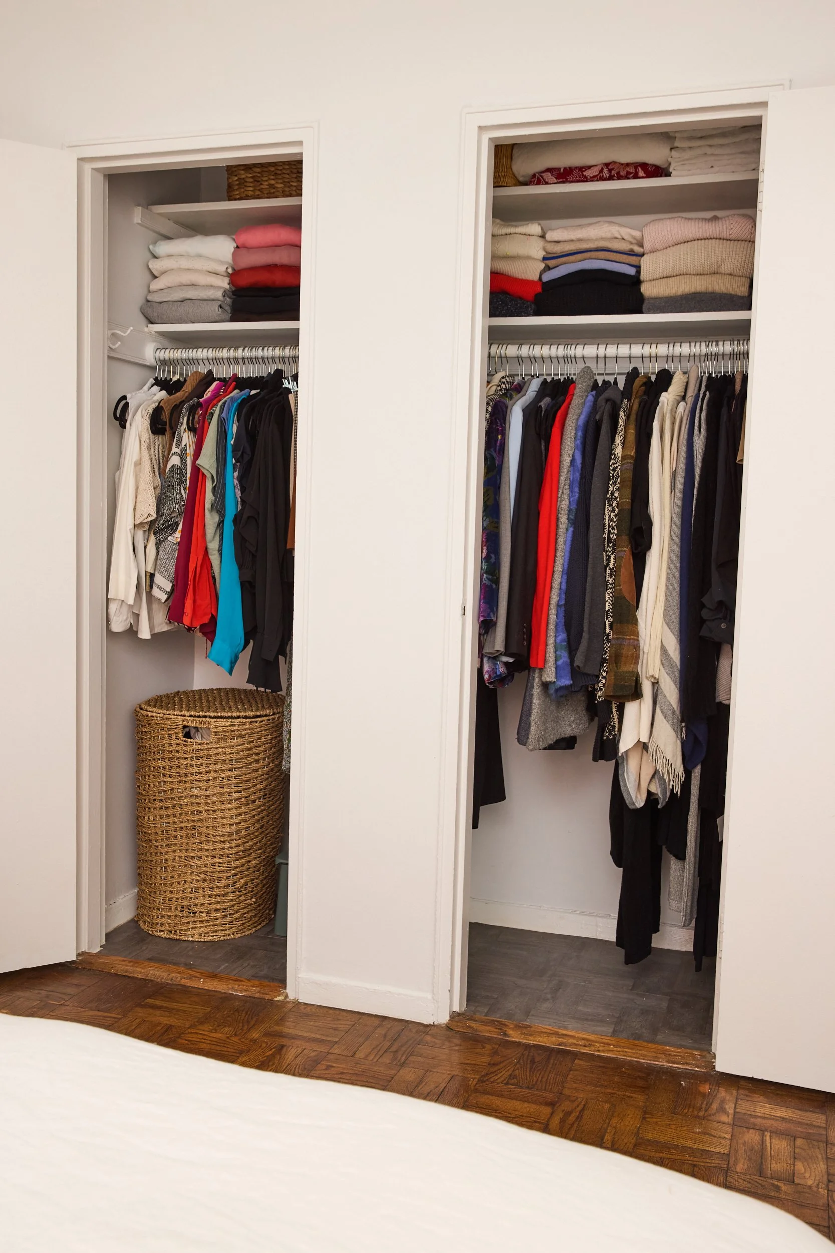bedroom closet organization