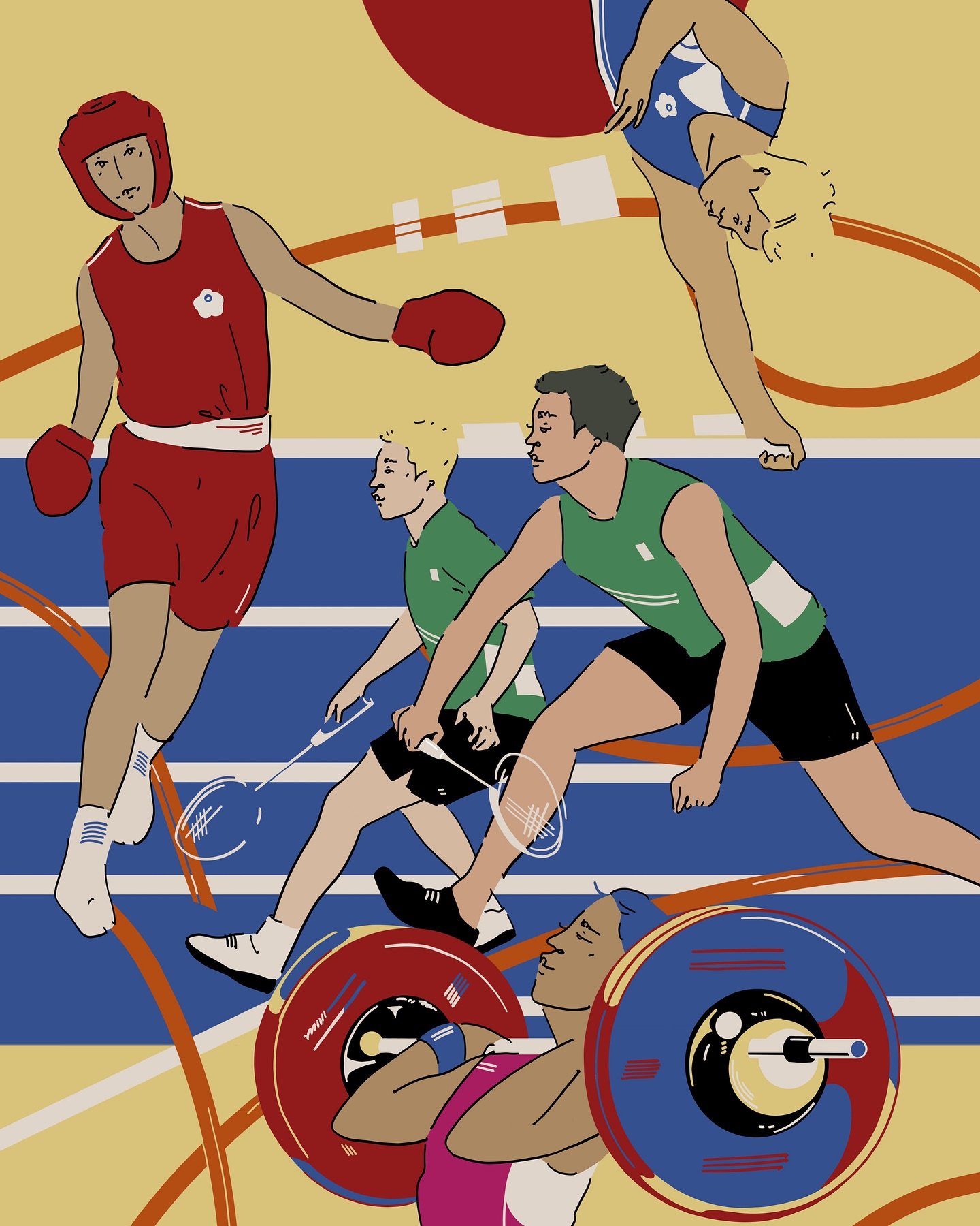 :
Taiwan team 🏸🏋️&zwj;♂️🥊 #olympics #olympic2024 
.
.
.
#sport #olympicgames #sports #sportillustrated