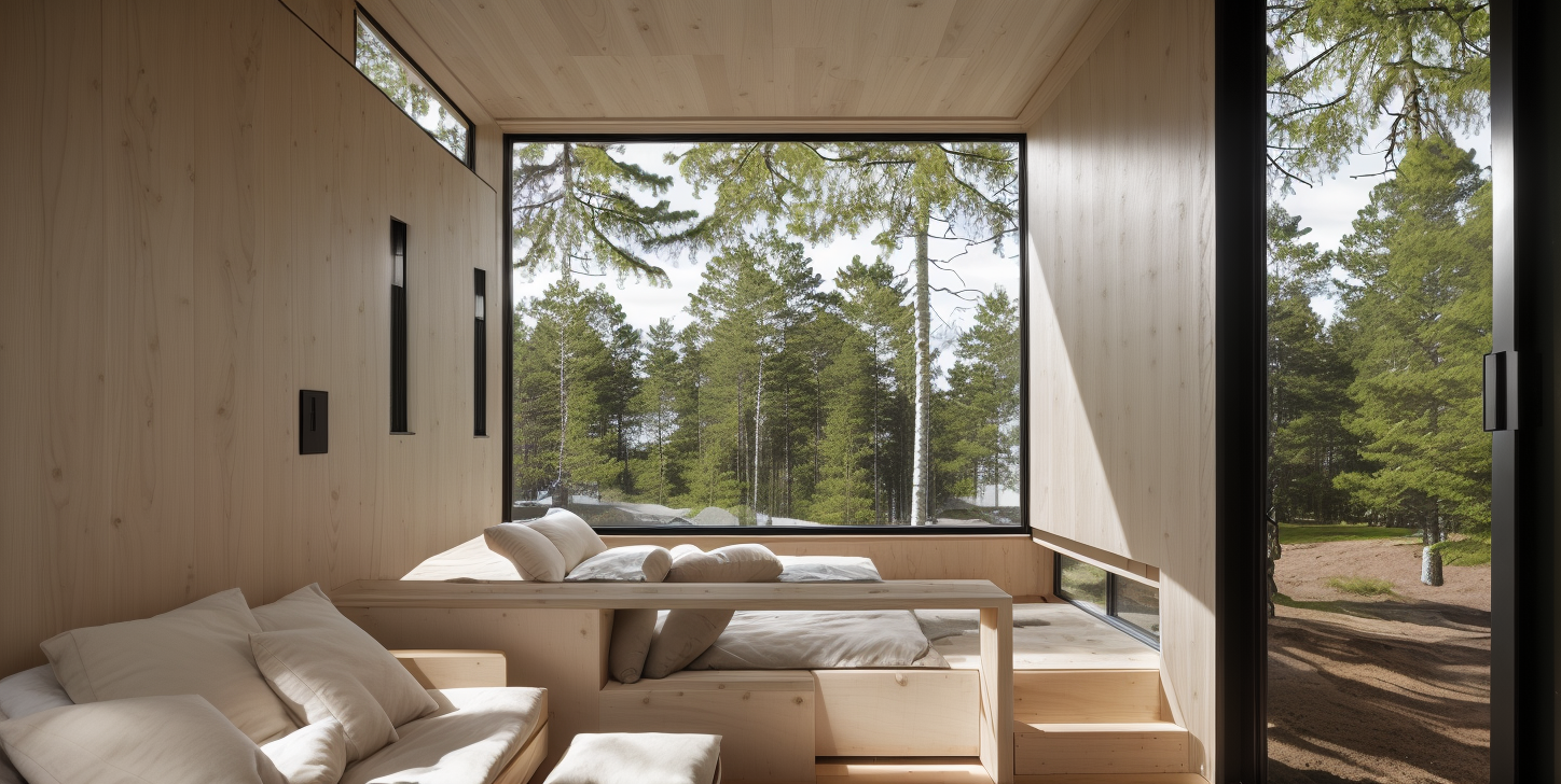 Betula eco holiday cabin for glamping