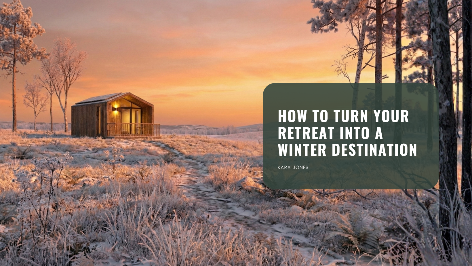 How to Turn Your Retreat Into a Winter Destination