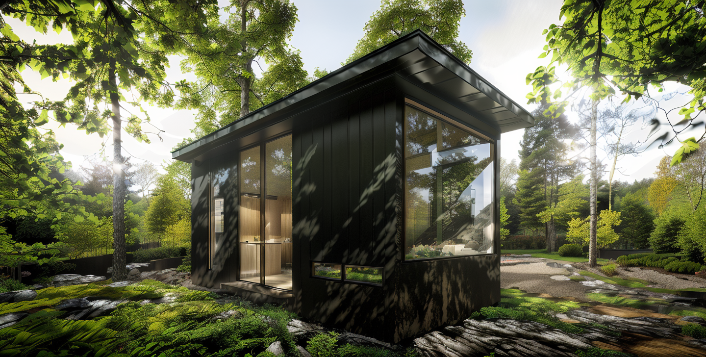 Exterior Cabin in the woods