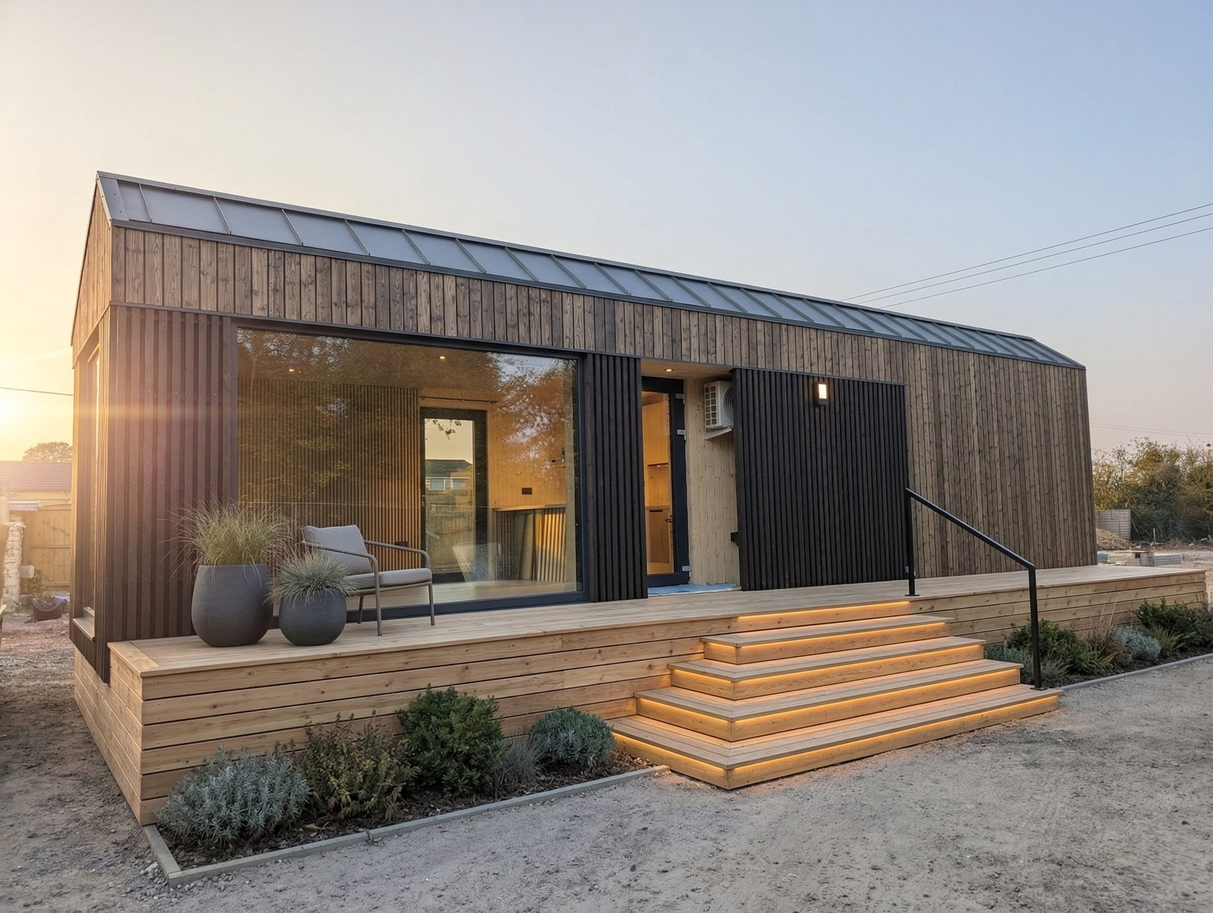 Scandinavian styled luxury lodge called the Skylark 