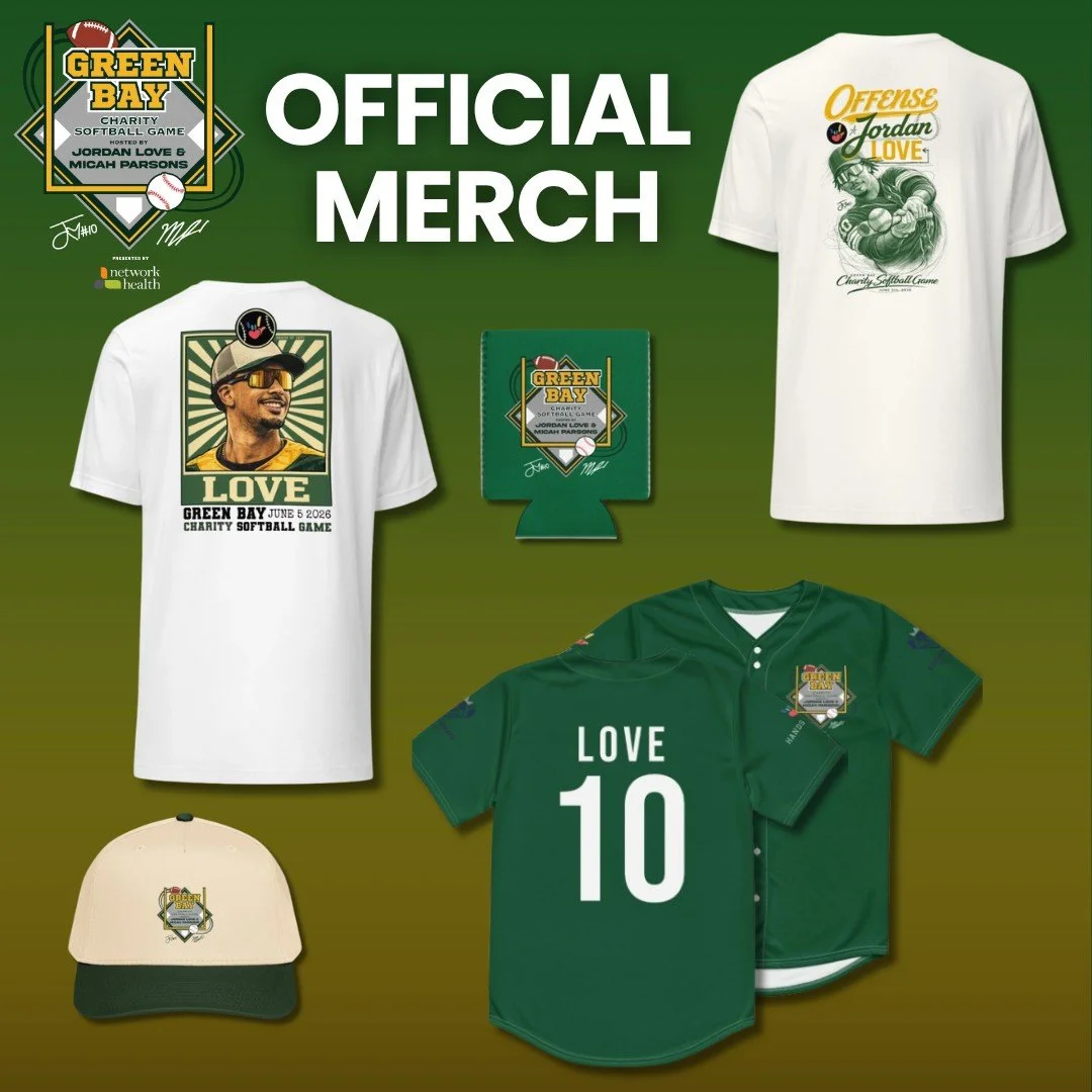 Offense vs. Defense. Pick your side. 😤

Light it up with Jordan Love on offense or bring the pressure with Micah Parsons on defense. No matter what side you're rooting for, we've got the perfect gear to match. 

The official Green Bay Charity Softba