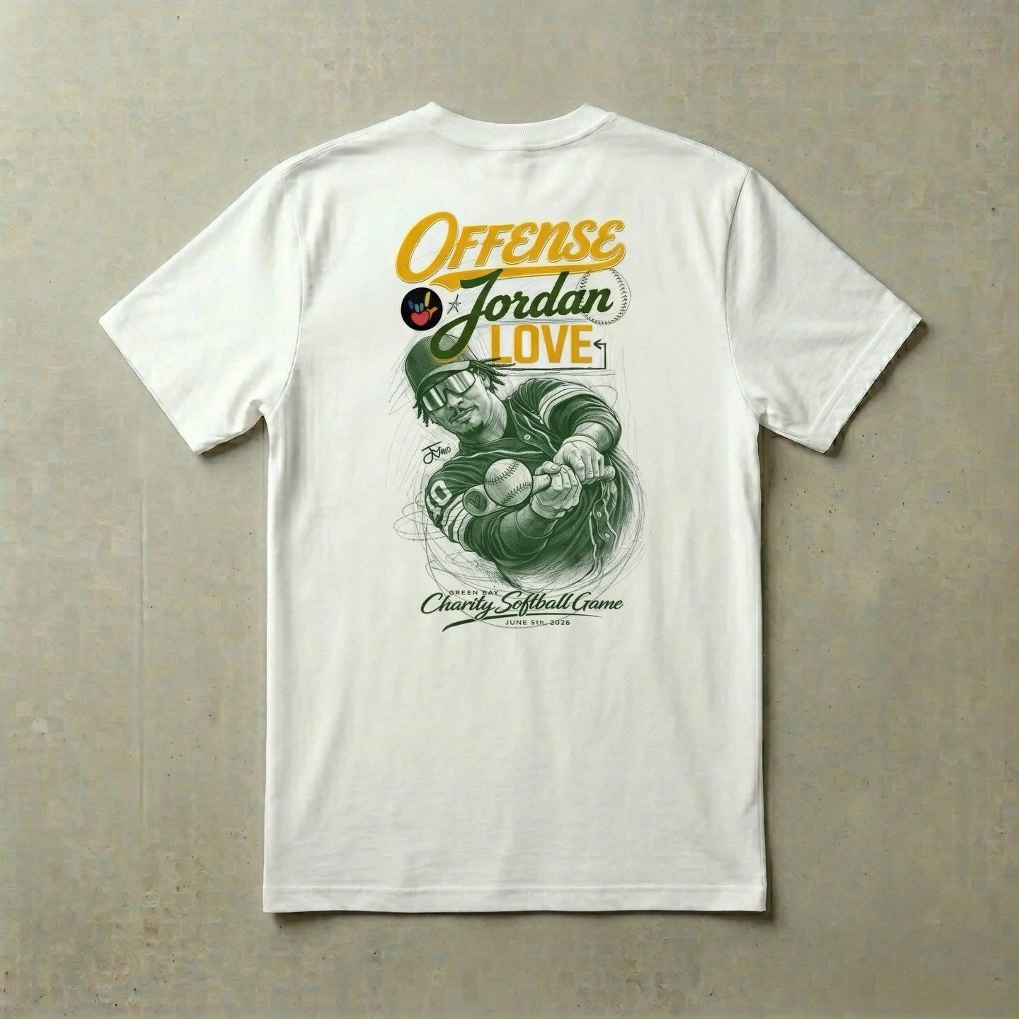 Offense is up first. 🏟️⚾️

Score the official 2026 Green Bay Charity Softball shirt at the link in our bio. Skip the line and get yours now!

👀 Team Defense: Your gear drops tomorrow. Stay tuned. Official Artwork by: @alexistankowski