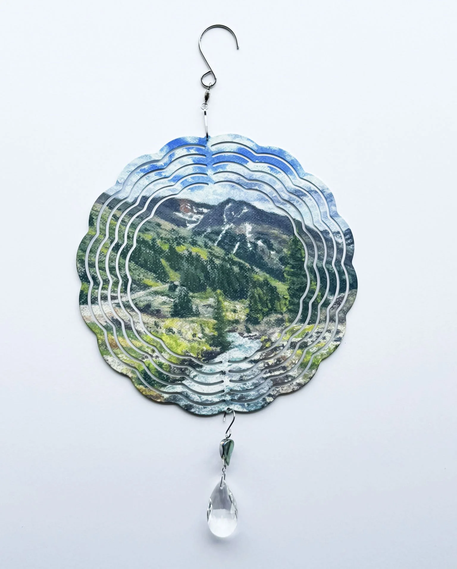 Colorado Mountains Wind Spinner