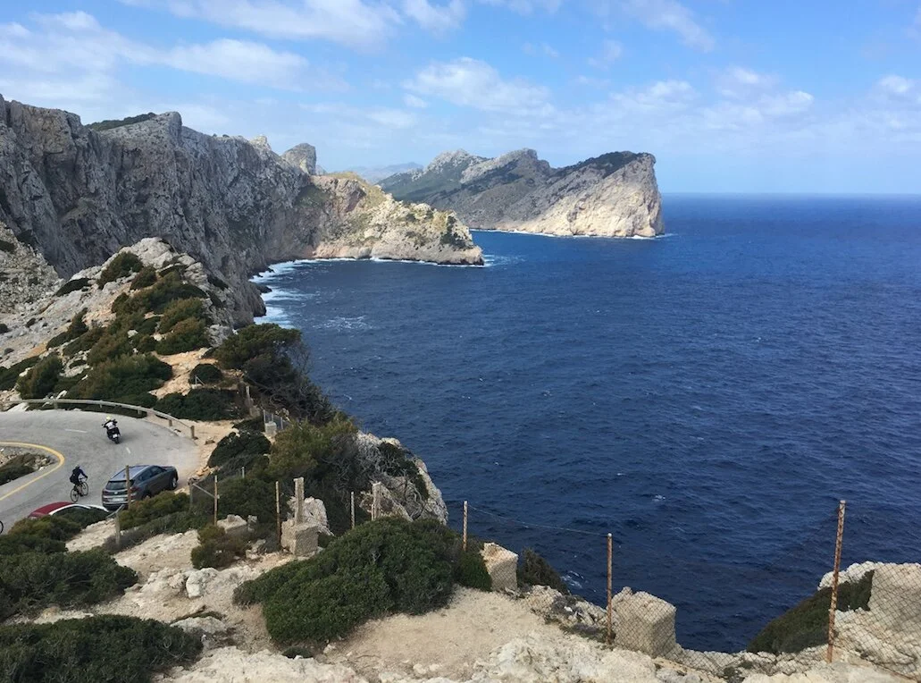 Coastal photo from an amazing 2019 cycling trip to Mallorca, Spain.