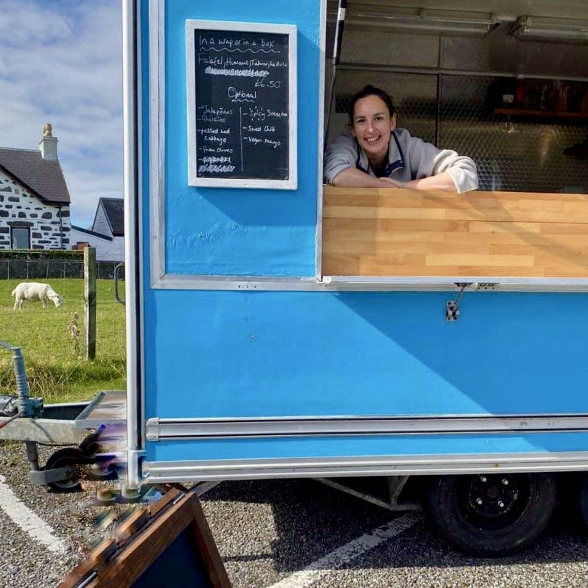 Falafel at Megan's, Scarinish