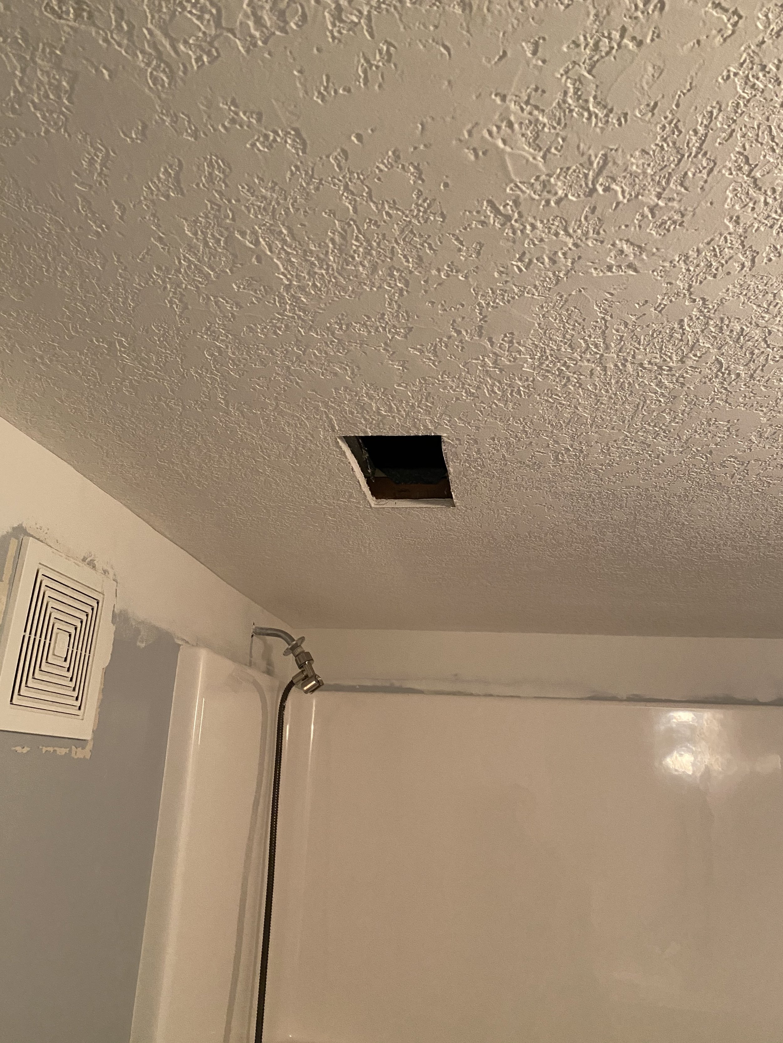 mold photo on ceiling during repair - Ankeny house.jpg