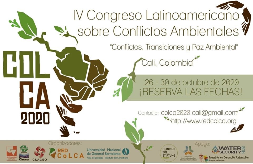 IV Congreso Latinoamericano de Conflictos Ambientales - COLCA
