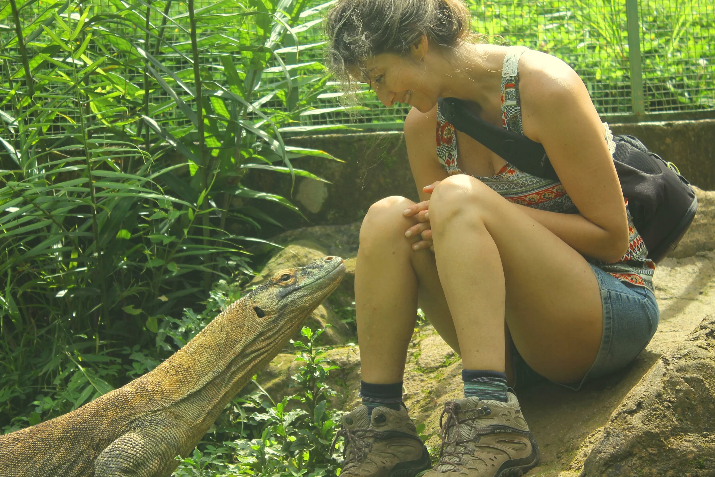 Komodo Dragon and me.JPG