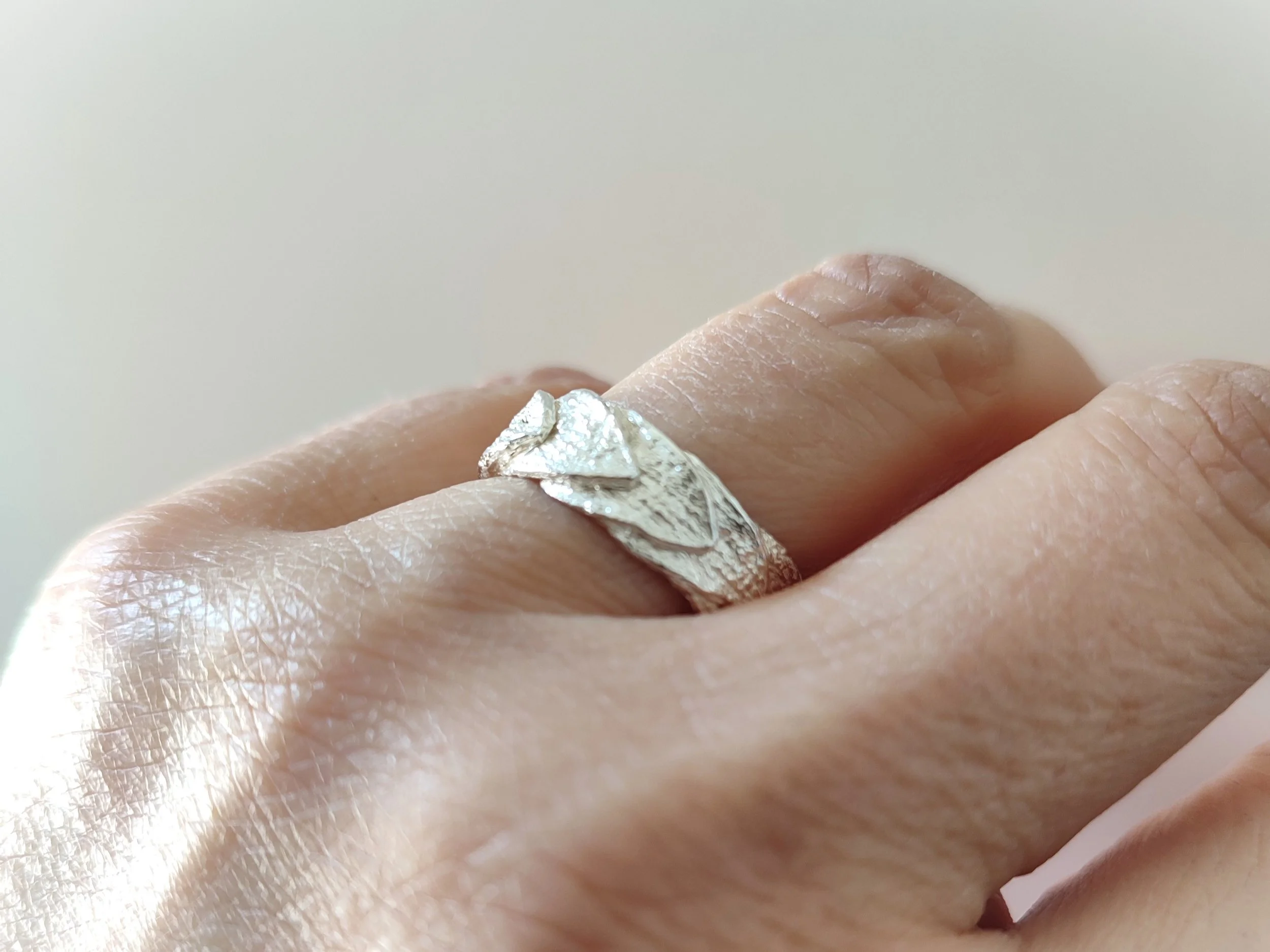 anello a fascia unisex su misura