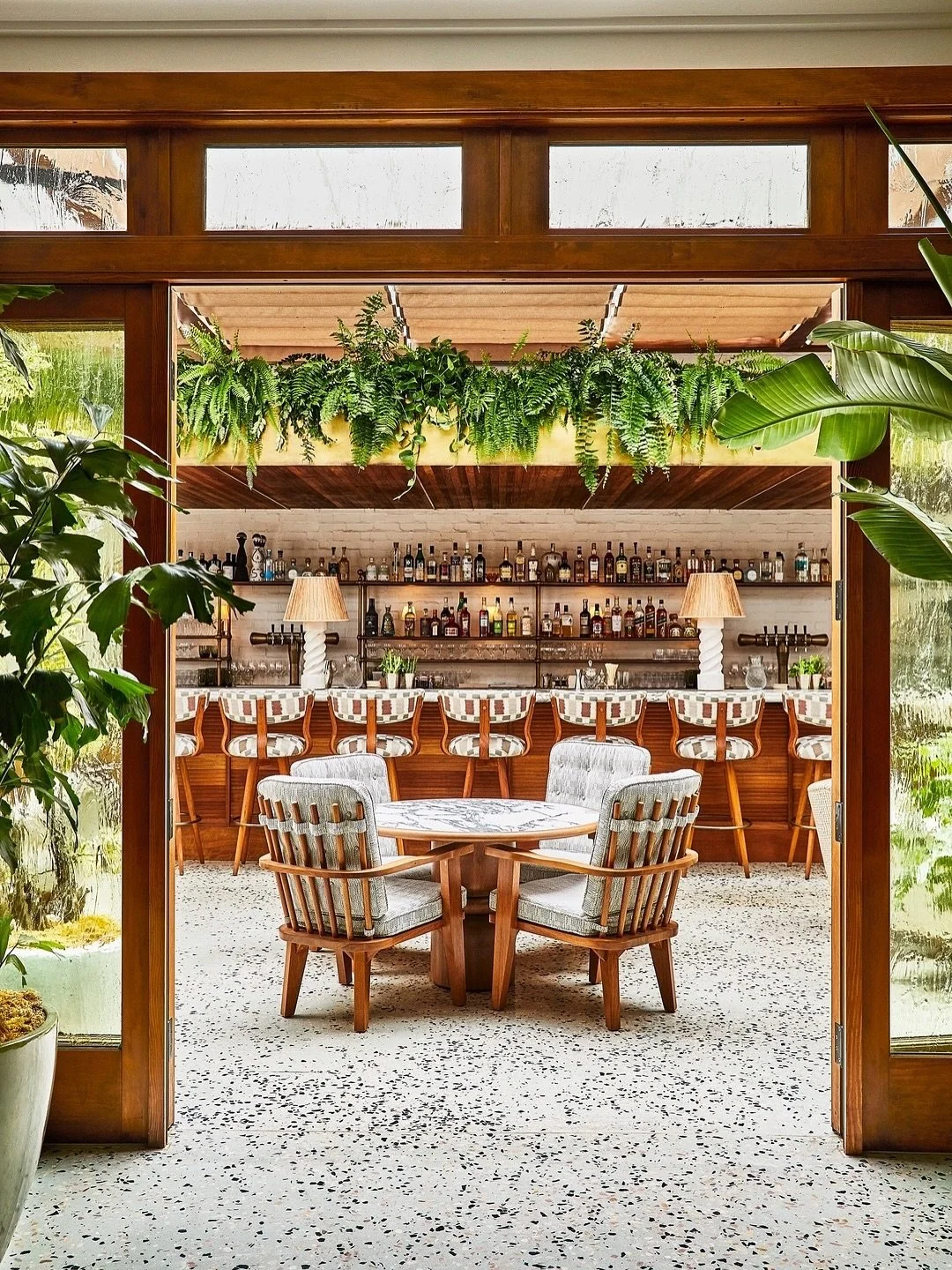 meet us at @sohohouse 🍸 //
⠀⠀⠀⠀⠀⠀⠀⠀⠀
〰️ the West Hollywood lounge features our quietude large mixed chip poured terrazzo mix – available for bespoke projects ✨