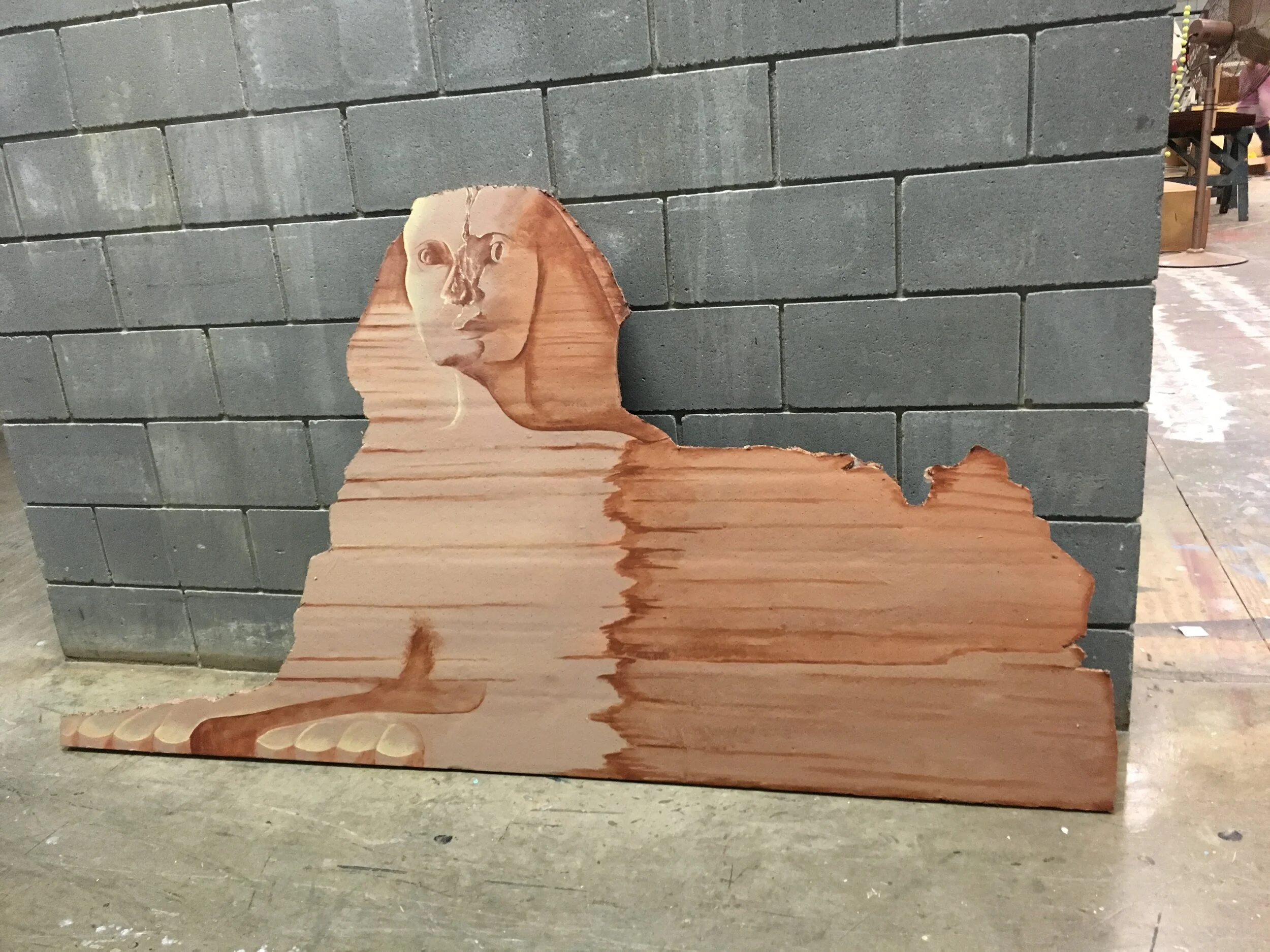 The Mystery of Irma Vep, Georgia Repertory Theatre 2015, Act II Egypt set dressing