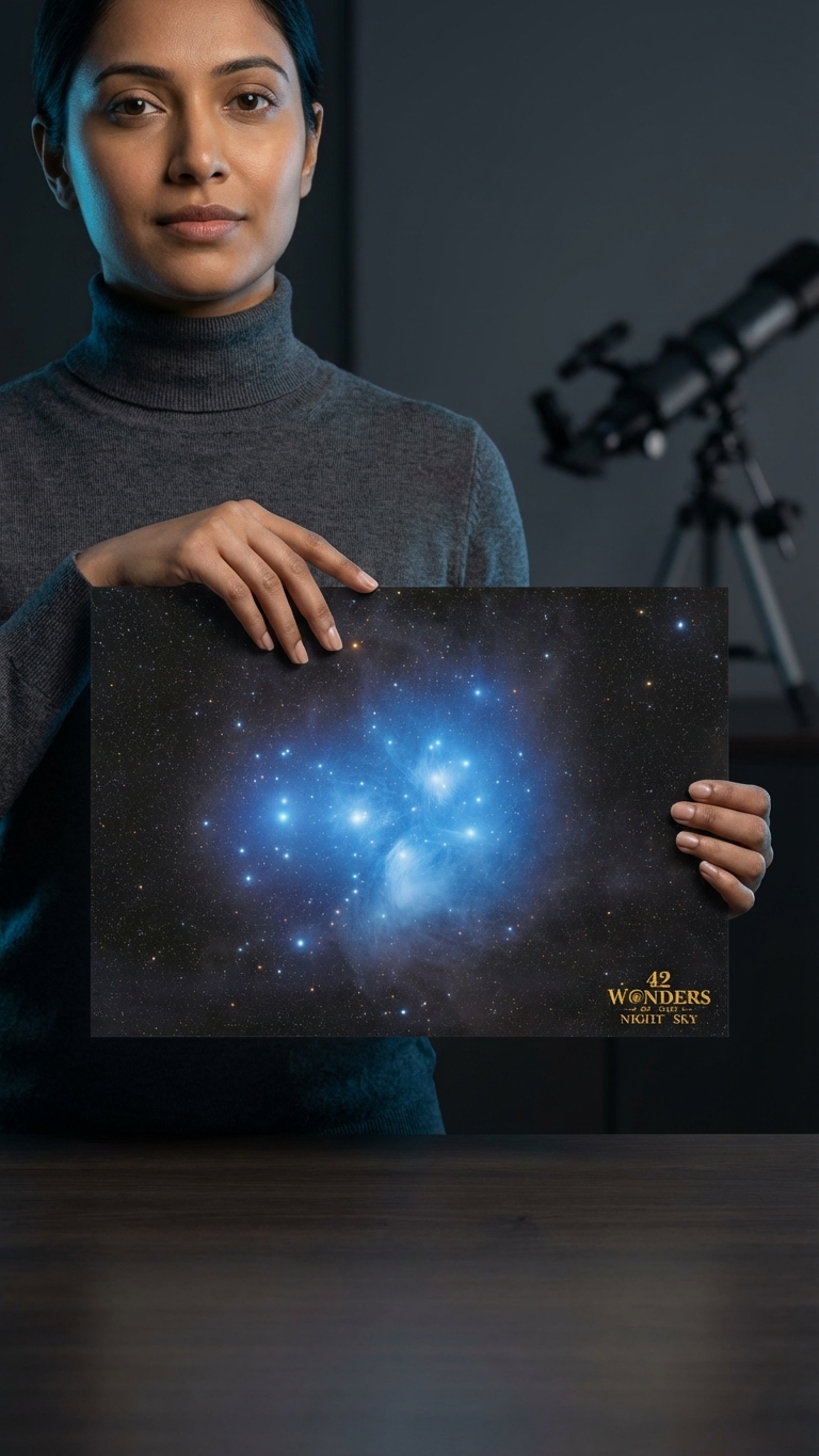 The Seven Sisters, Pleiades Star Cluster - Digital Print (60MP)