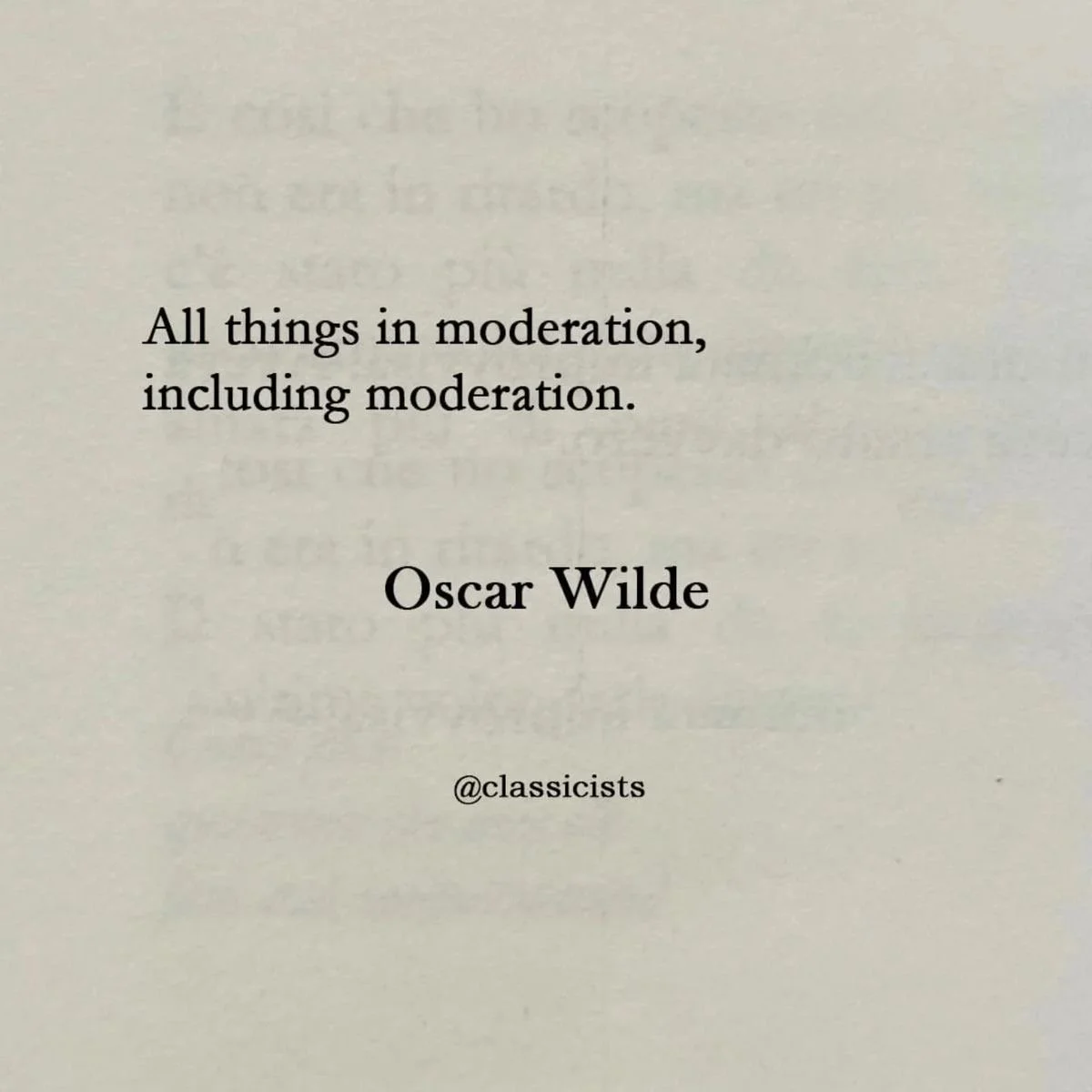 Journal January Entry 19: In Moderation