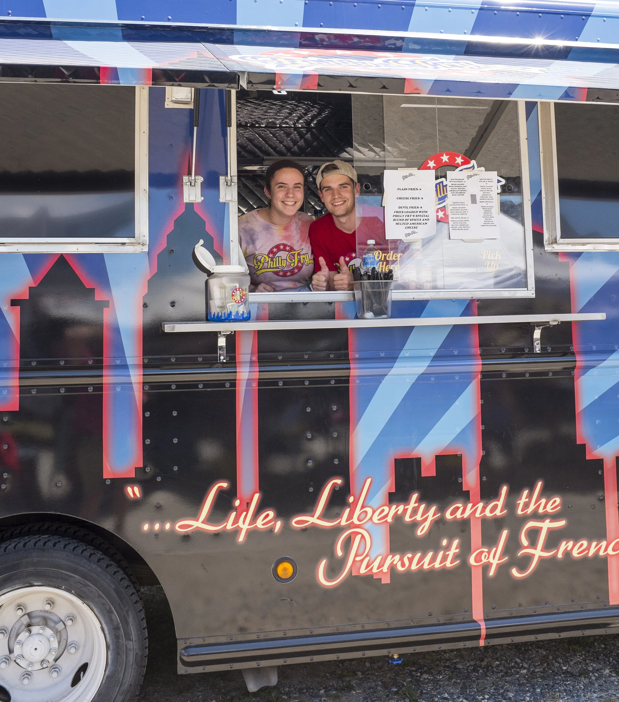 Rosa and Mark Sava of Philly Fry at the Sea Isle City Food Truck Festival.