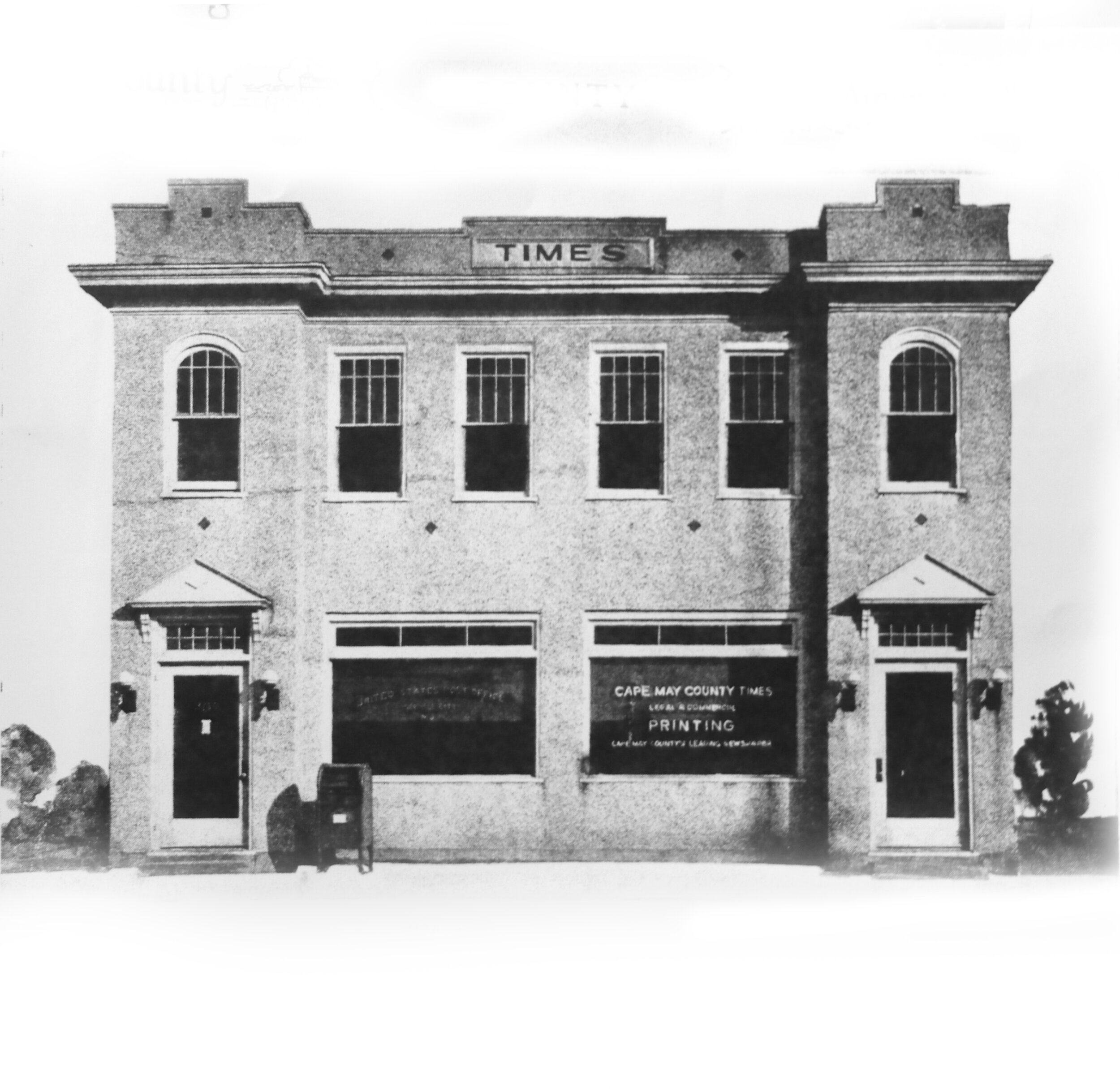 The building at 4411 Landis Avenue where Haffert  established the Atlantic Printing and Publishing Company.