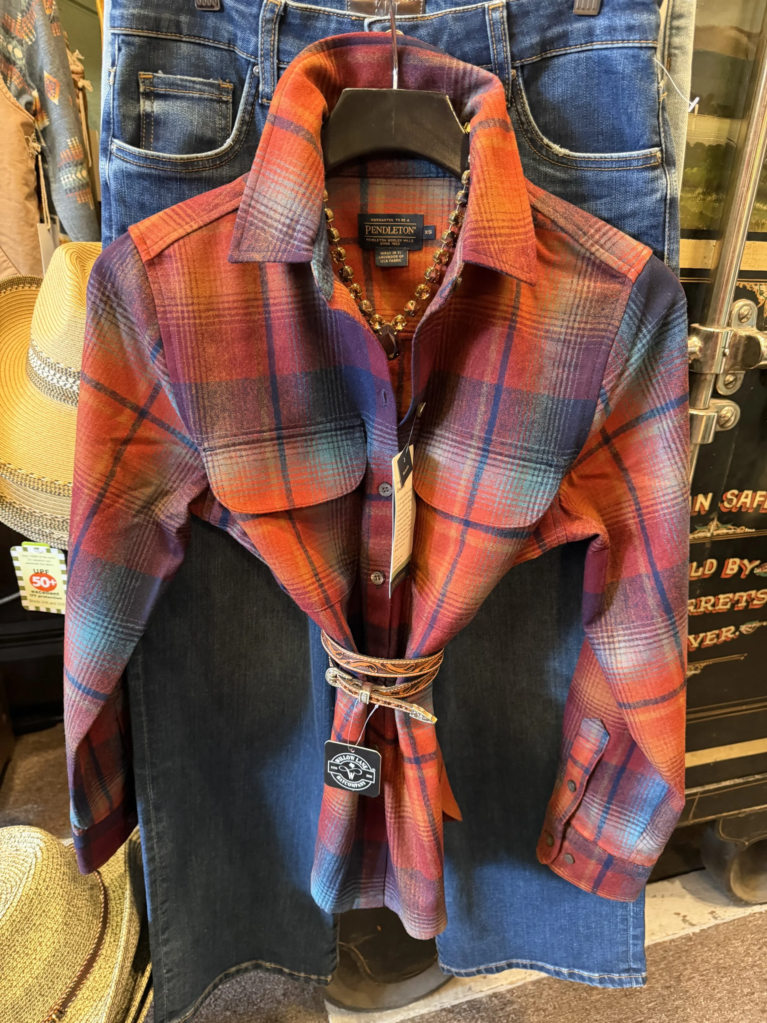 Pendleton Plaid Button-Up