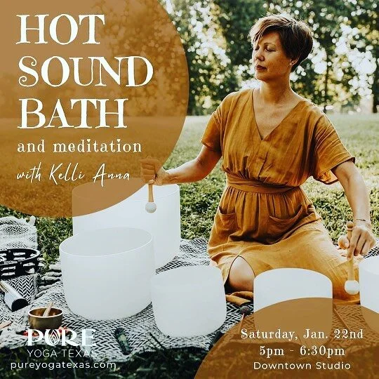 Time to let go and listen, release, experience. 

Join me at @pureyogatexas January 22nd at 5pm. 

Purchase your tickets here! 
https://pureyogatexas.com/pure-events/

DM me with any and all questions!