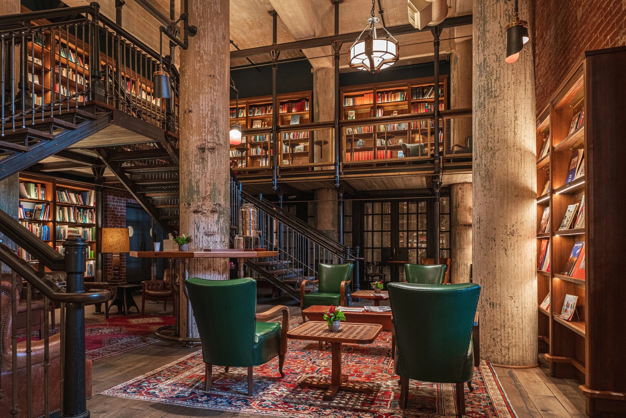 Hotel Emma Library / San Antonio, TX