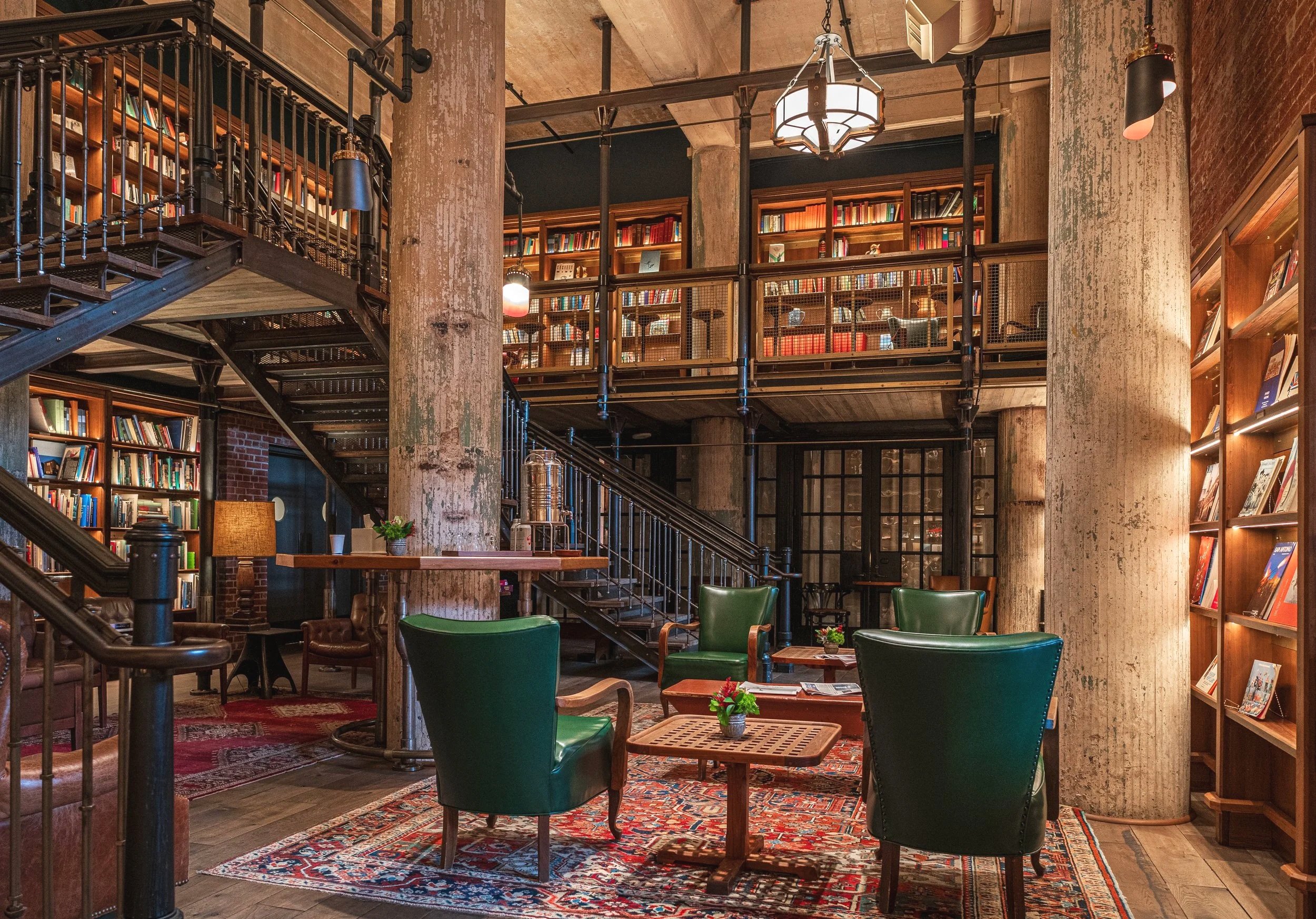 Hotel Emma Library / San Antonio, TX