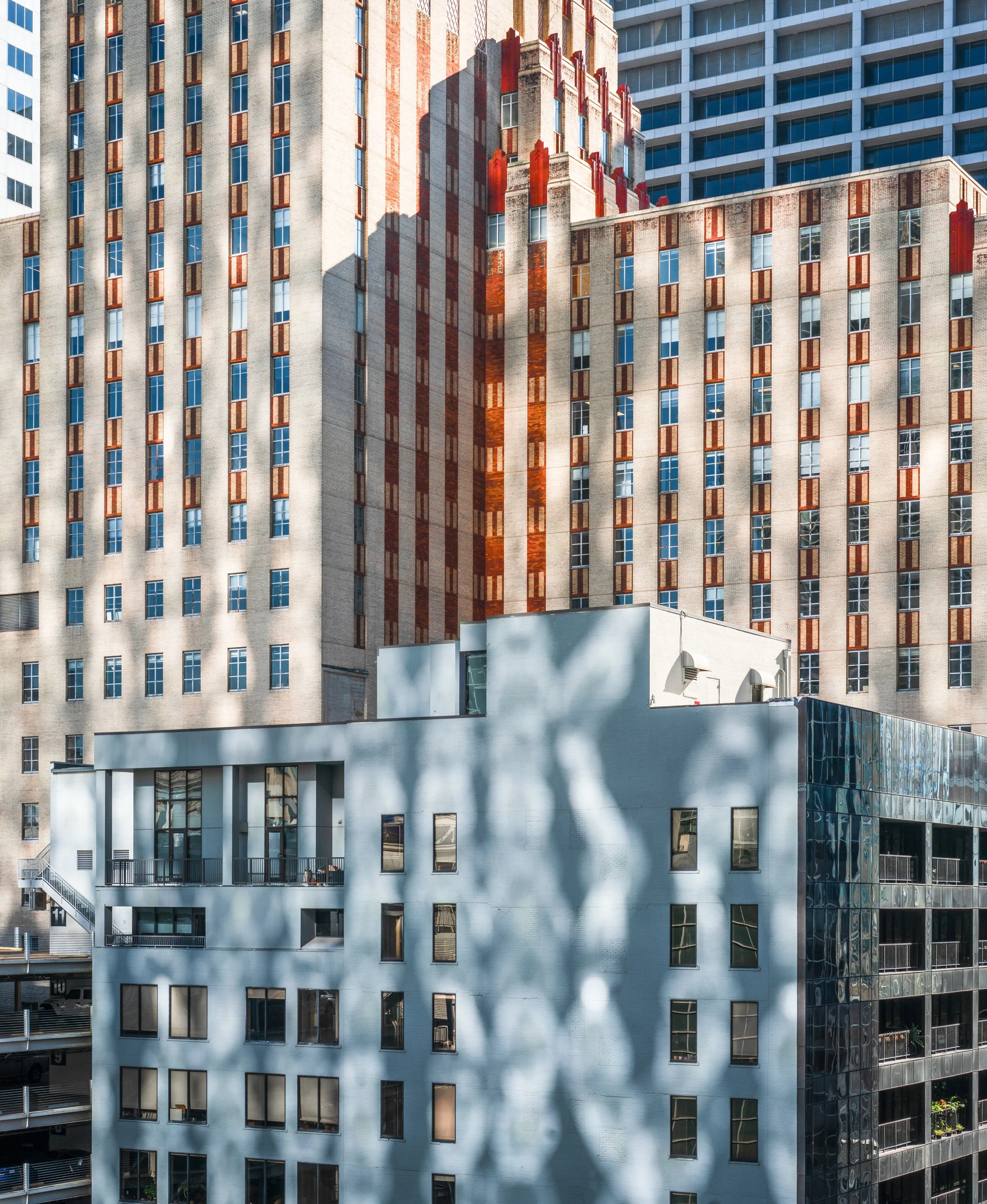 Downtown Highrise Buildings / Houston, TX