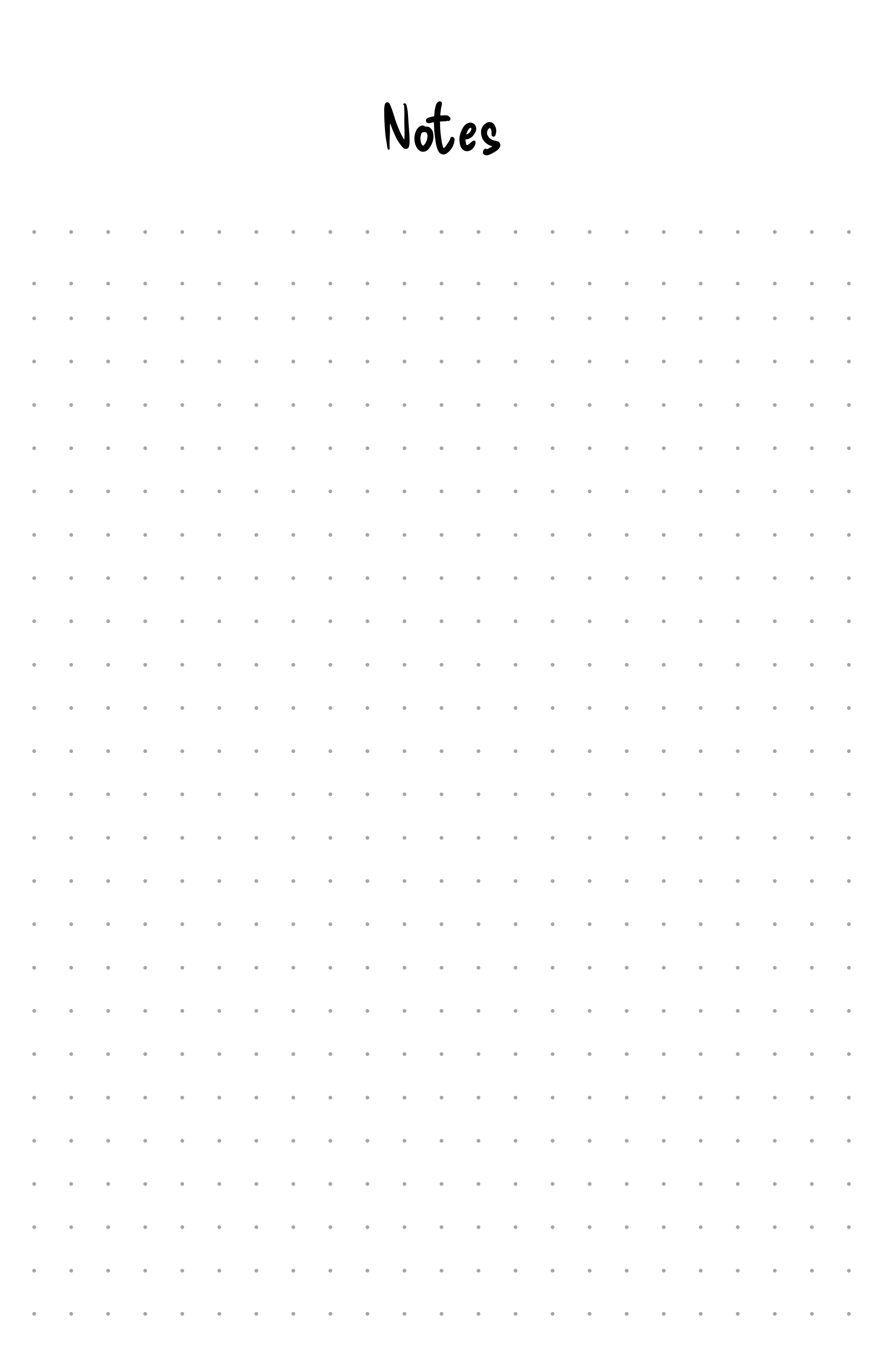 Inside Page - Notes Page