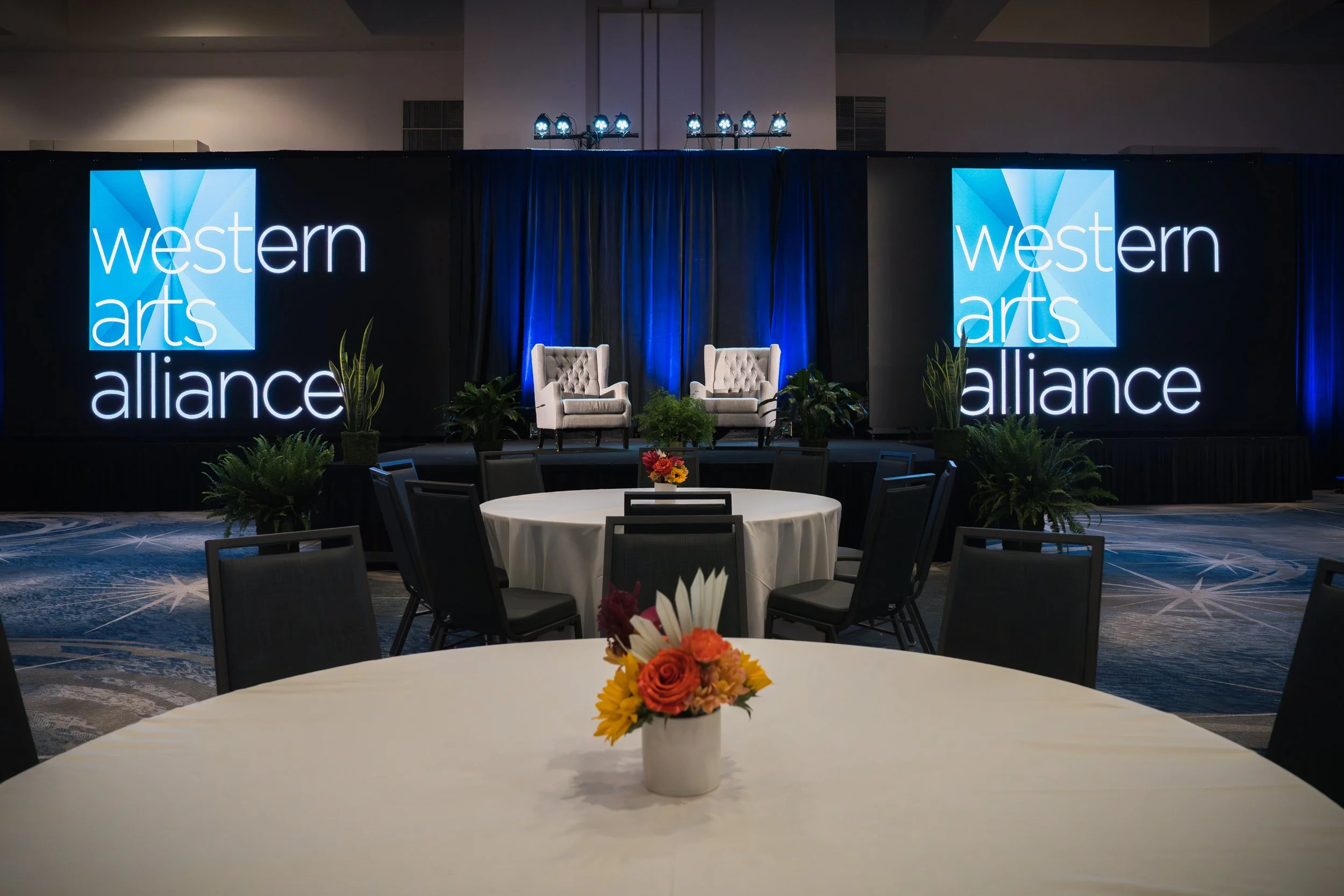 Ballroom at WAA 2025; credit: Farah Sosa