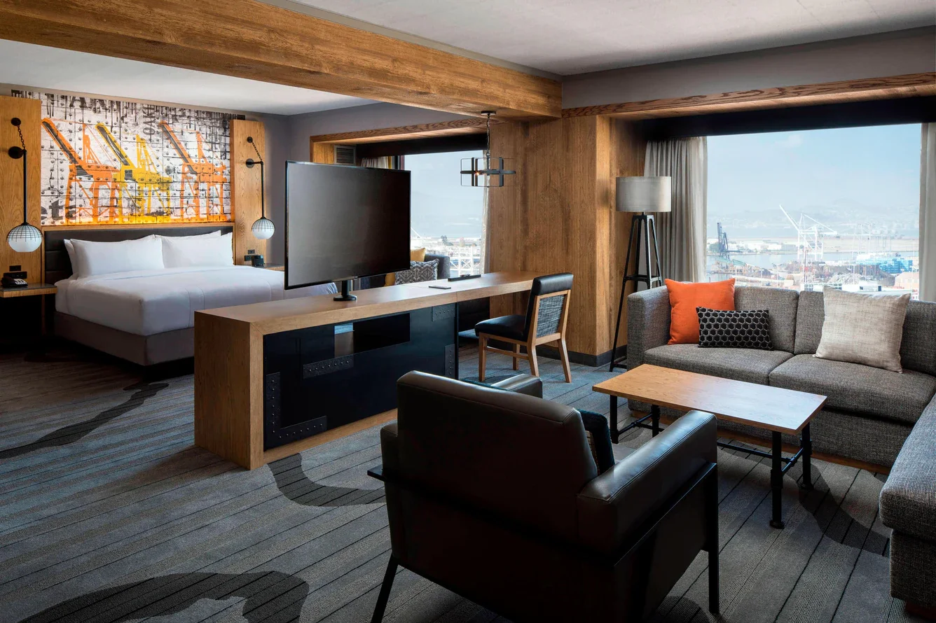 Recently renovated and stylish rooms with a view