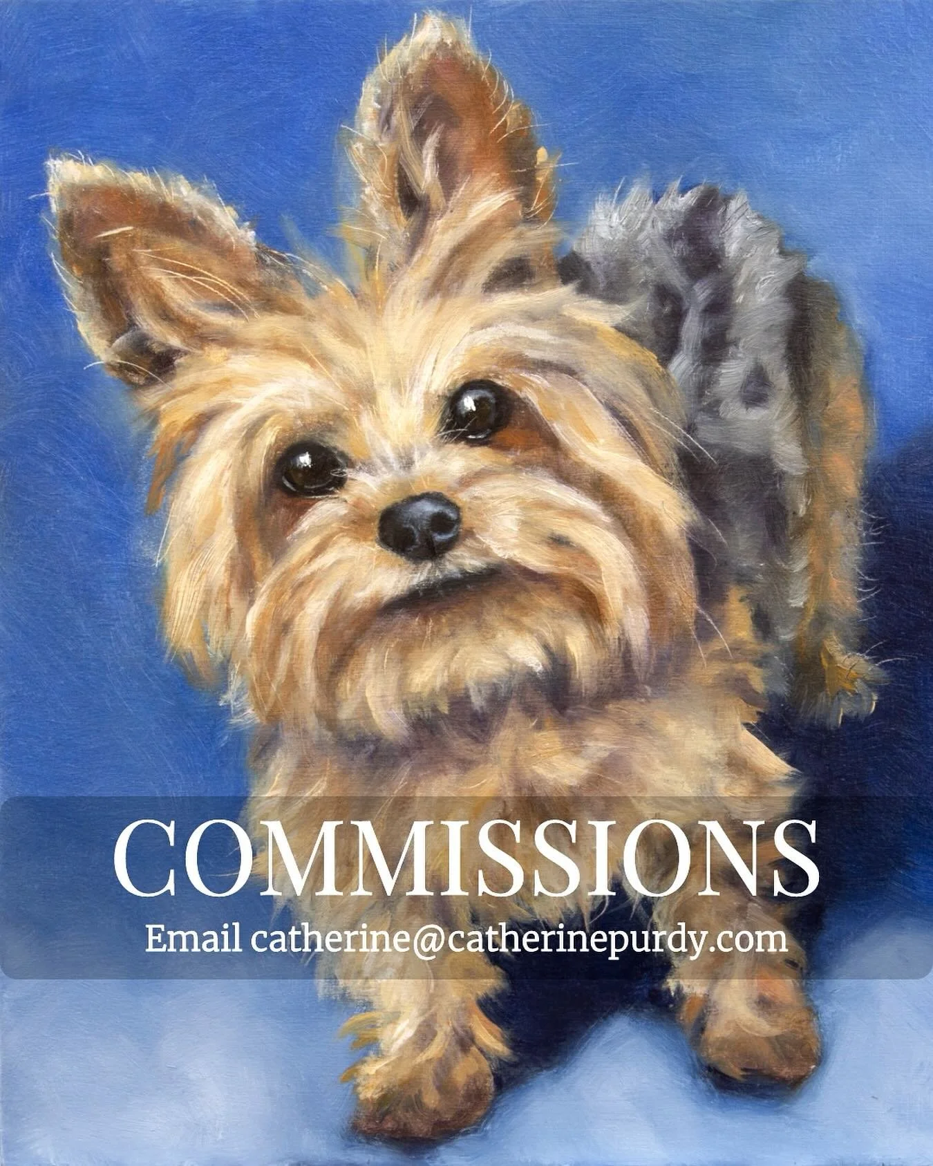 You love your pets, and I love painting them! To commission an oil painting of your favorite animal family member, email catherine@catherinepurdy.com and I&rsquo;ll get you all the information 💛

#rvaart #rvaartist #petportrait