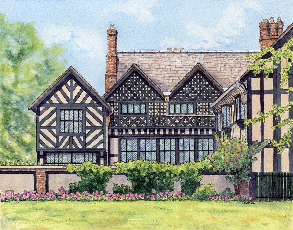 Thrilled that this painting is part of the Agecroft Centennial Art Show! The show runs through May 10th and is viewable Tuesdays&ndash;Sundays 12&ndash;5pm. There will also be a closing reception on May 7th. Spring is a lovely time to go visit @agecr