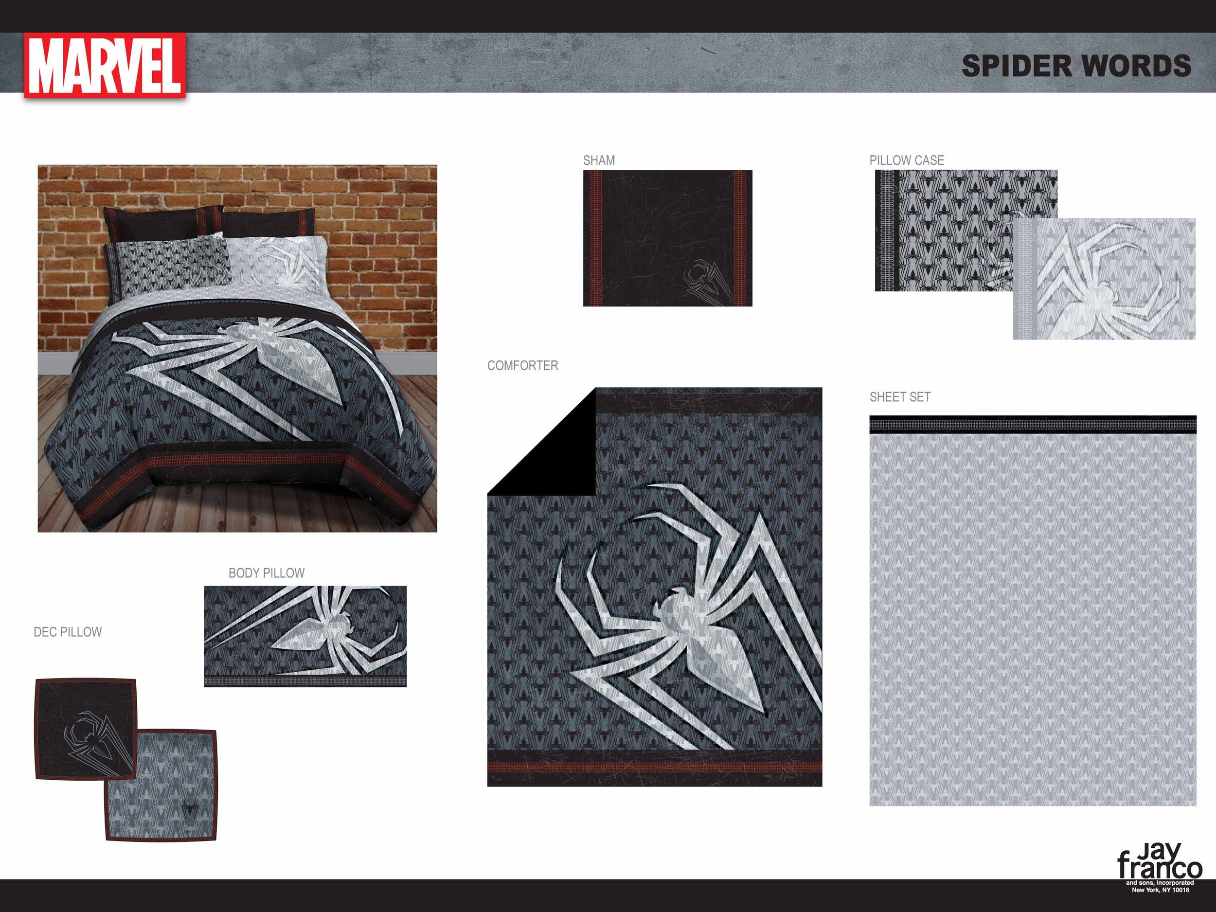 Jay Franco & Sons Marvel Spidey and His Amazing Friends Team Spidey Twin Size Sheet Set - 3 Piece Set Super Soft and Cozy KidAs Bedding - Fade Res