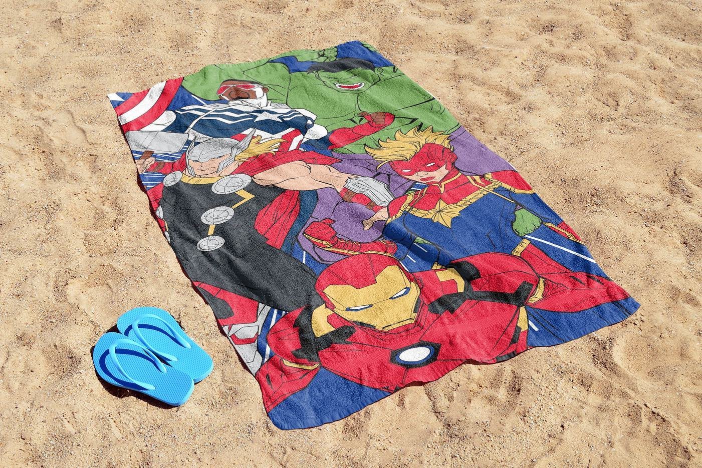 The weather is heating up - unleash your inner hero this summer with our Avengers beach towel! 🌊 Perfect for sunny days and epic adventures by the water. ⛱️☀️

Available now on Amazon 🛒🛍️

#avengers #beach #beachtowels #avengersassemble #jayfranco