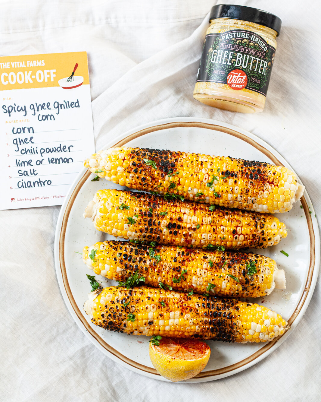 For Vital Farms: Spicy Ghee Grilled Corn