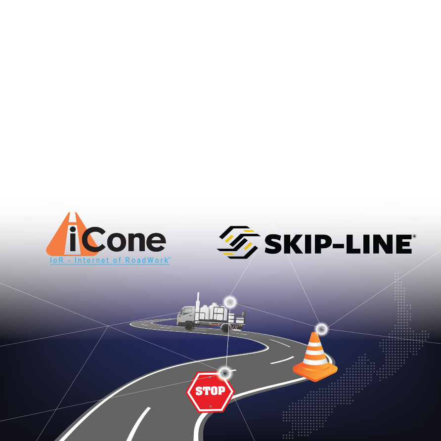 iCone’s Internet of RoadWorkTM and Skip-Line announce its international expansion of Digital Notification of Pavement Marking Operations.