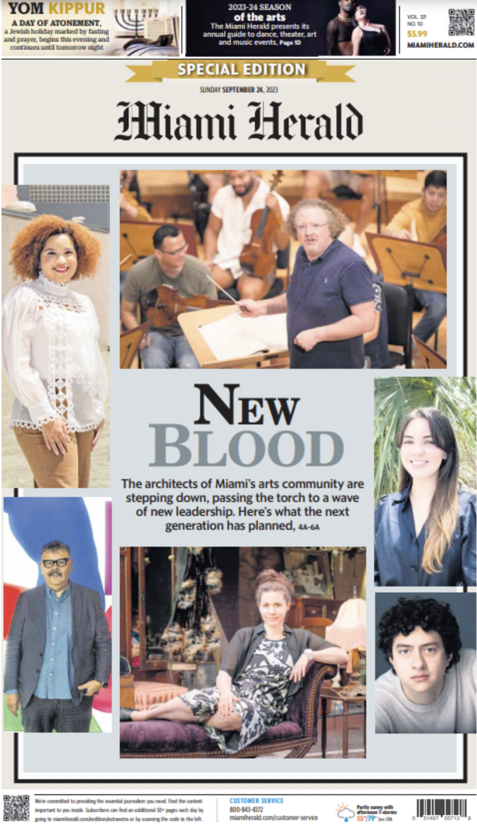 Giancarlo Rodaz Makes Front Page of the Miami Herald