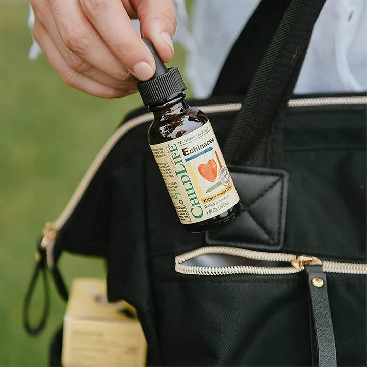 Cold weather is upon us! Our bottles are small and easy to carry with you, so you can give our vitamins to your little ones anytime. ⁠
⁠
‼️ Get Echinacea with 30% OFF from our website, link in bio.⁠
⁠
⭐ ChildLife Echinacea is all-natural and can supp