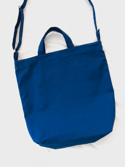 BAGGU, Bags, Baggu Baggu Duck Bag Canvas Tote Bag Mountain Print Blue