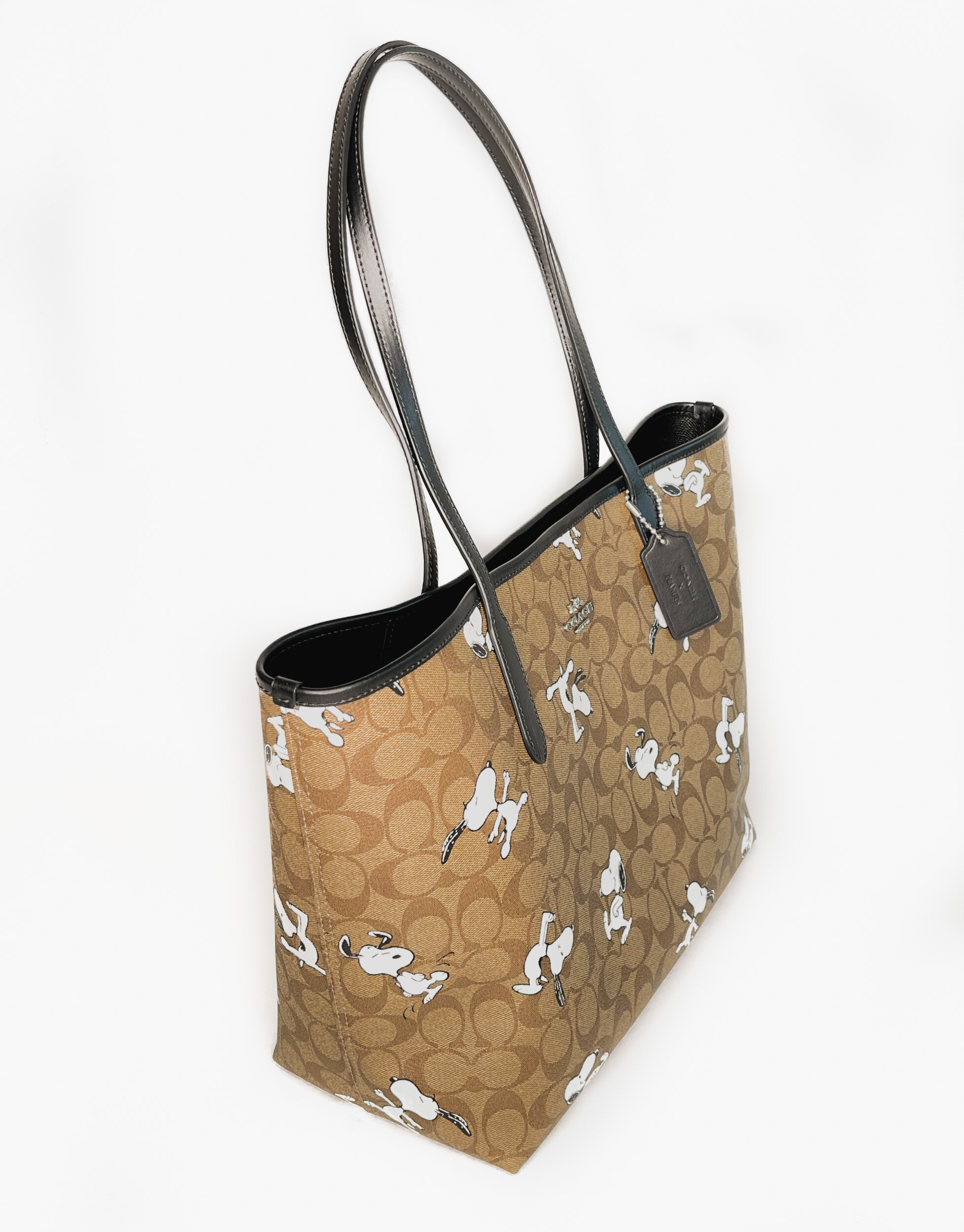 COACH+WOMENS+City+Tote+Leopard+Print+In+Signature+Canvas for sale online