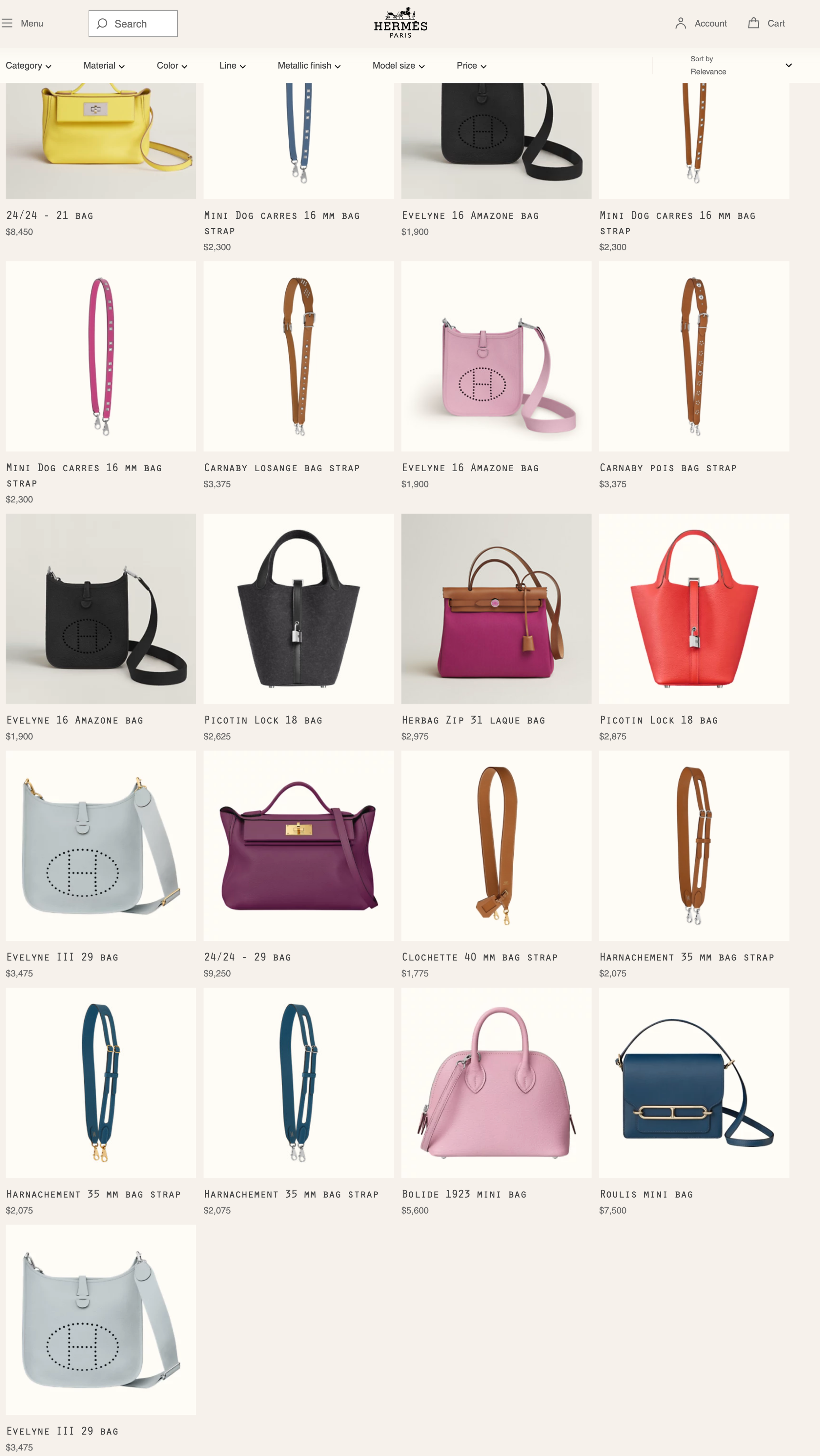 Name Hermes Birkin Styles NEW HERMES HANDBAGS BIRKIN 25 18 HANDBAG