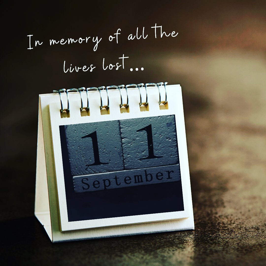 Moments of silence, reflection and honoring all the souls lost in this day 20 years ago #neverforget911 #supportforourfirstresponders #intuitivecounselingandhypnotherapyservicesllc